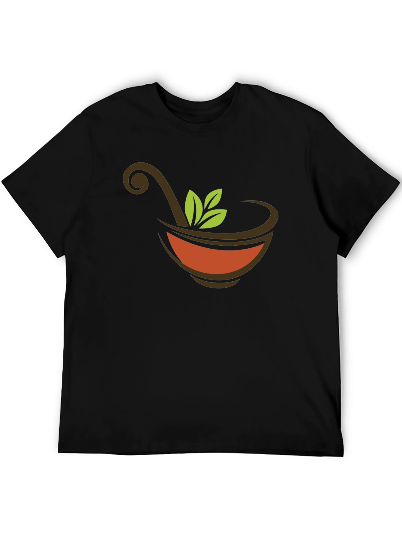 Herbal Tea Bowl Black T-Shirt