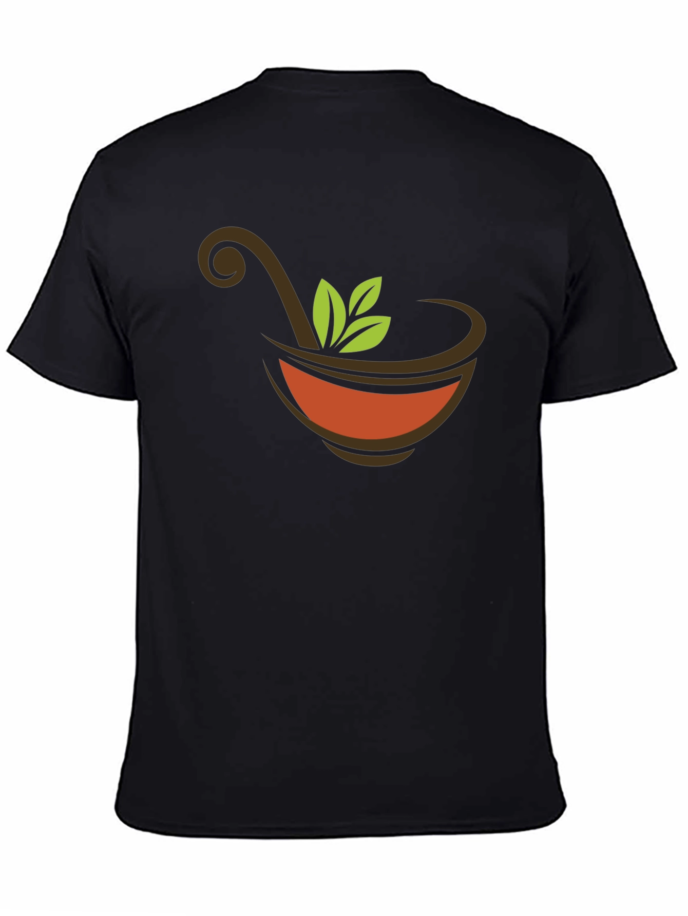 Herbal Tea Bowl Black T-Shirt