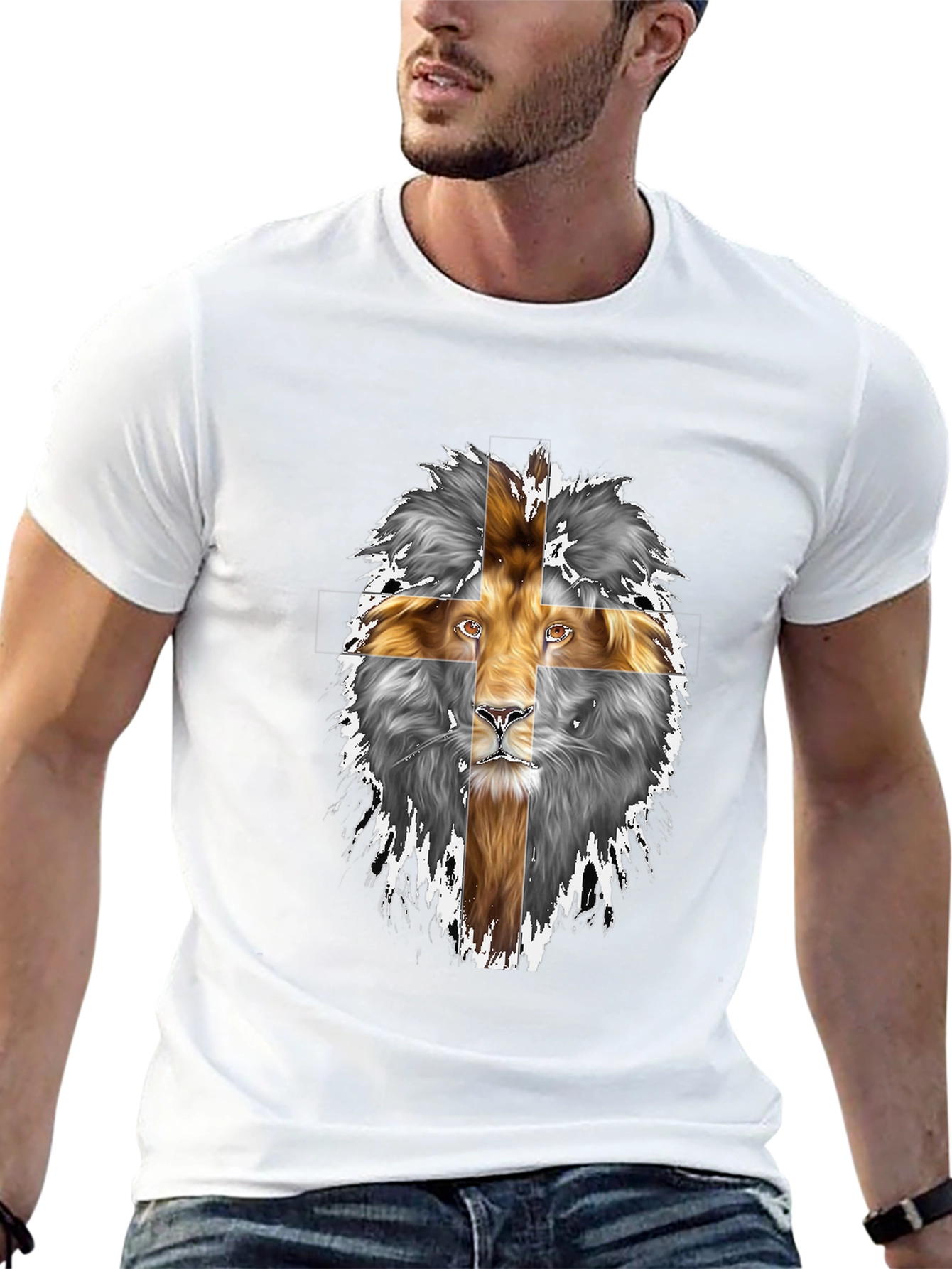 Lion England Flag T-Shirt