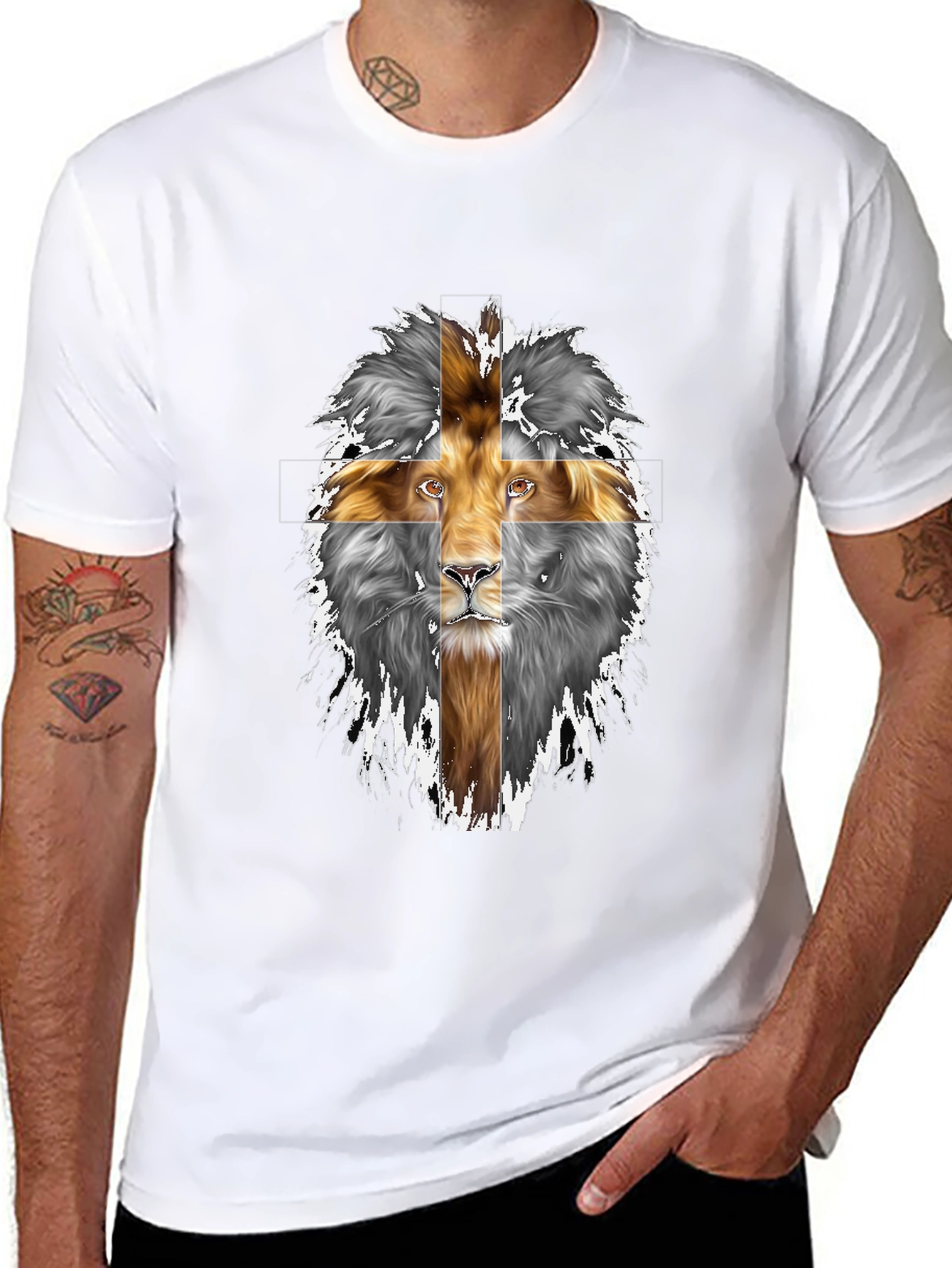 Lion England Flag T-Shirt