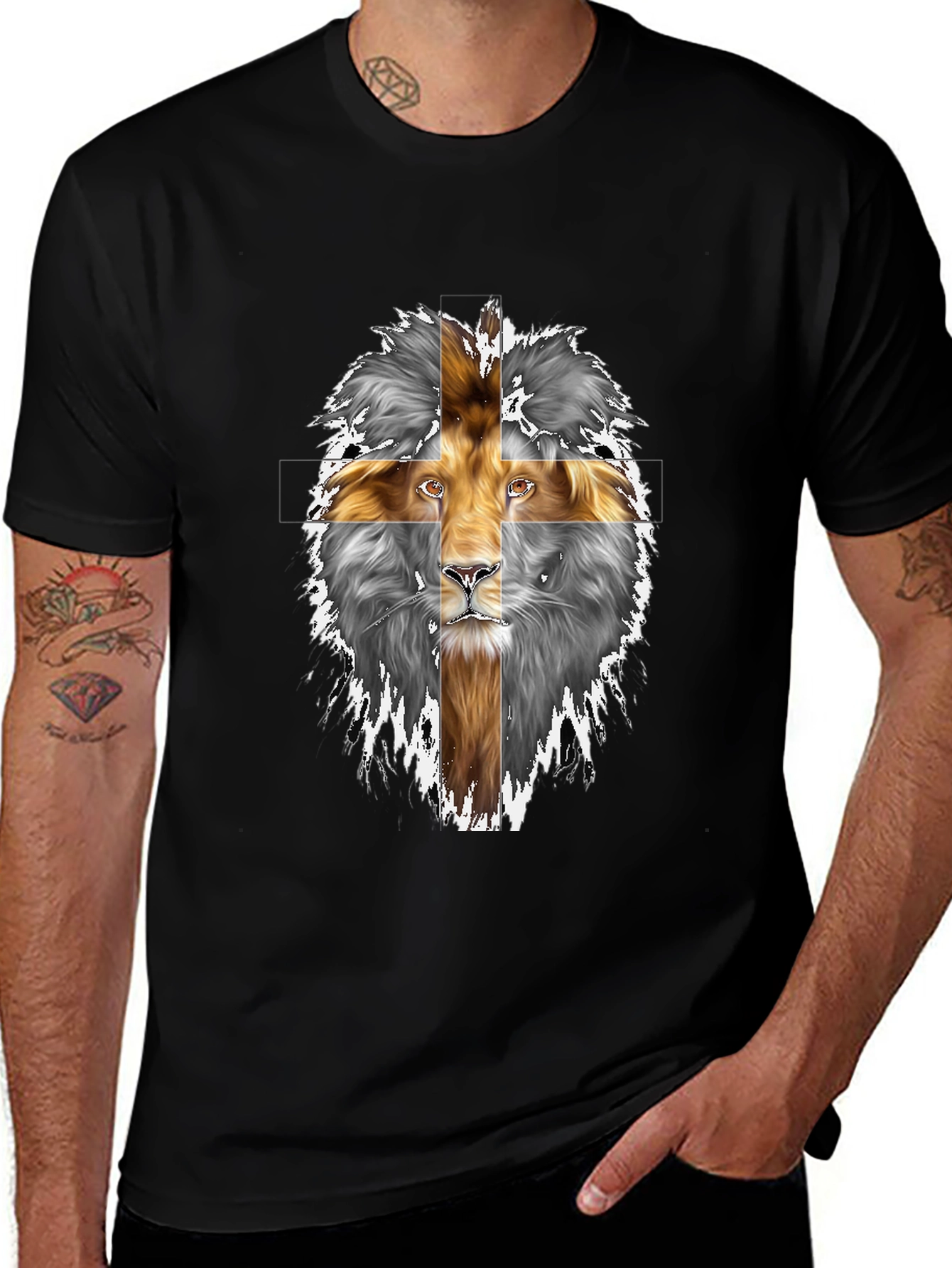 Lion England Flag T-Shirt