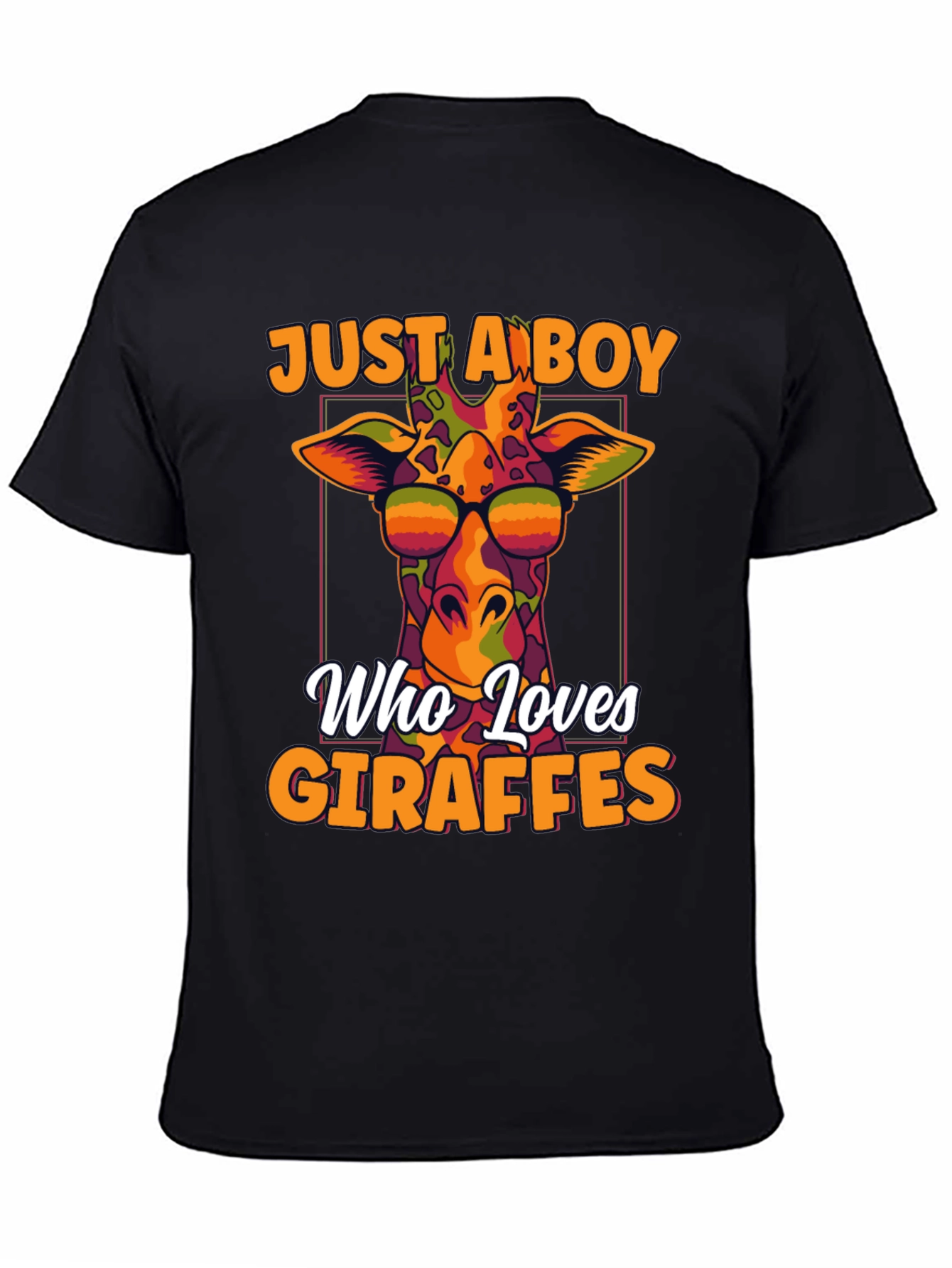 Giraffe Lovers T-Shirt: Just a Boy Who Loves Giraffes