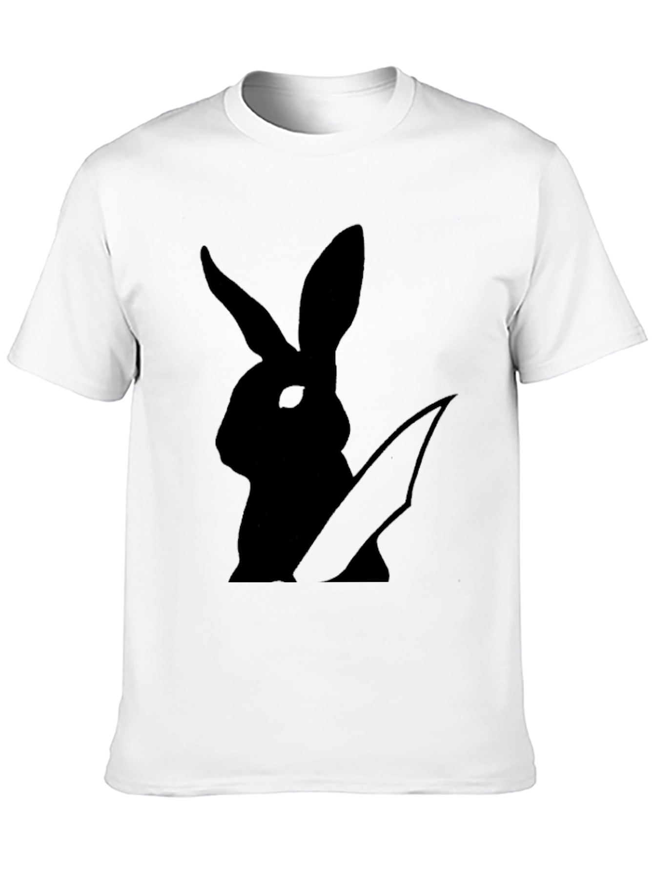 Black Rabbit Graphic Tee - Mens Casual Shirt