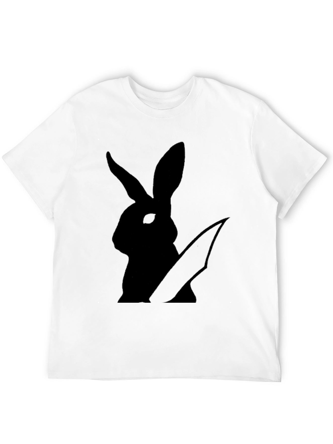 Black Rabbit Graphic Tee - Mens Casual Shirt