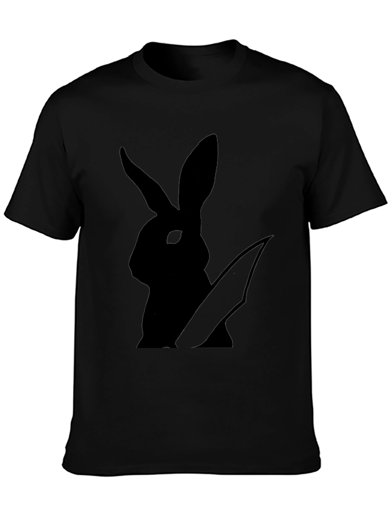 Black Rabbit Graphic Tee - Mens Casual Shirt