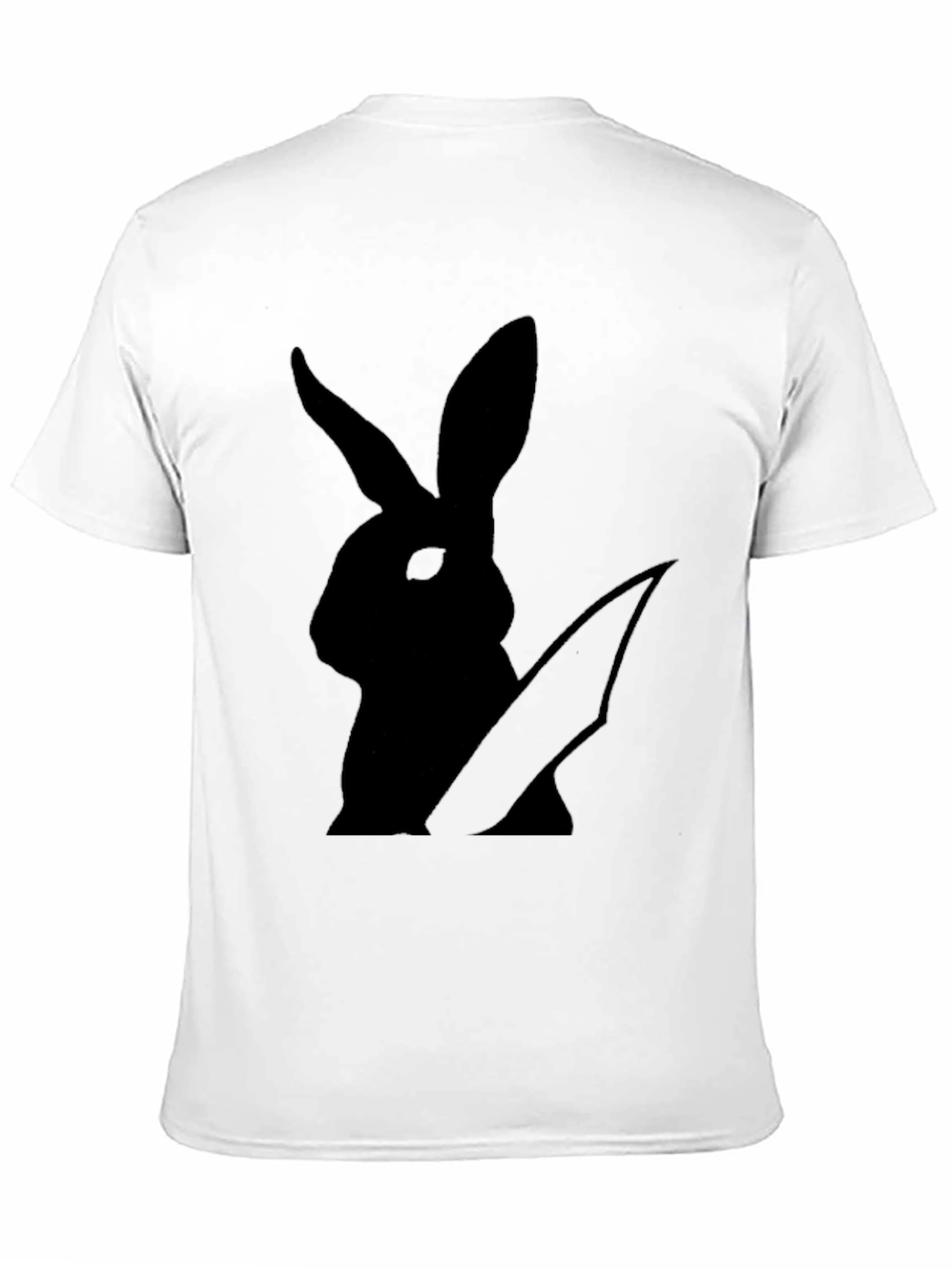 Black Rabbit Graphic Tee - Mens Casual Shirt