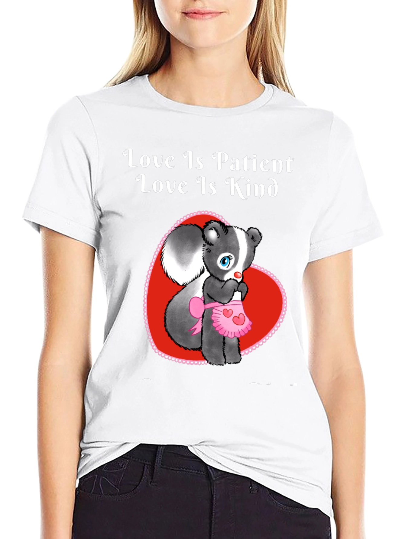 Love Is Patient Skunk T-Shirt