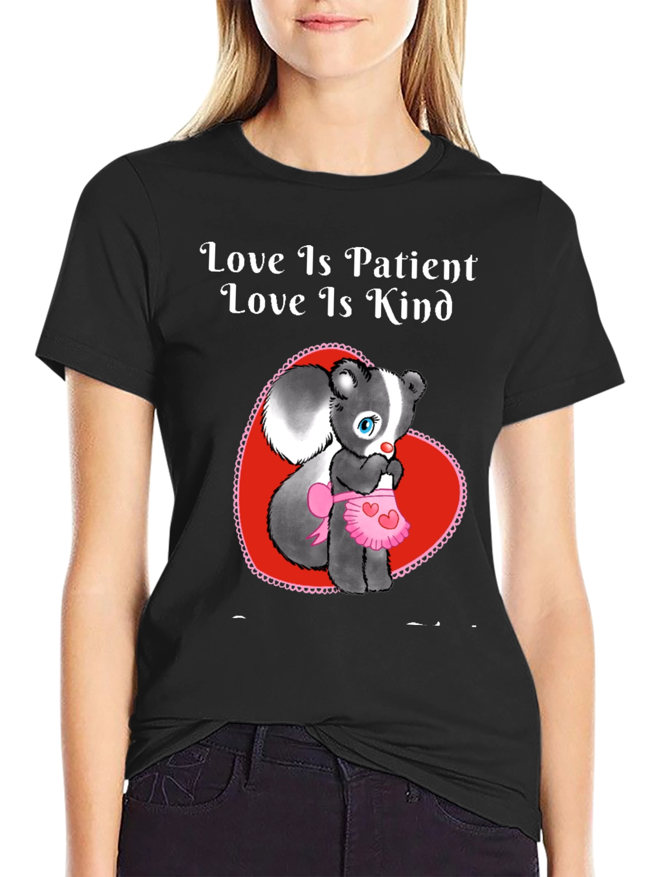 Love Is Patient Skunk T-Shirt