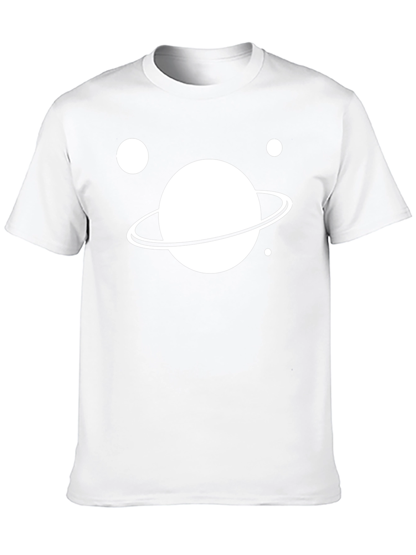 Planet Graphic Tee - Black Cotton Casual Shirt