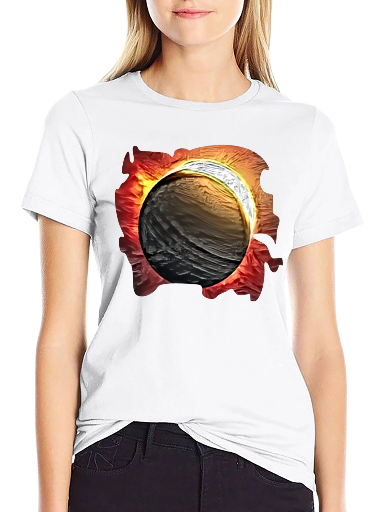 Eclipse Graphic Tee - Mens Black T-Shirt