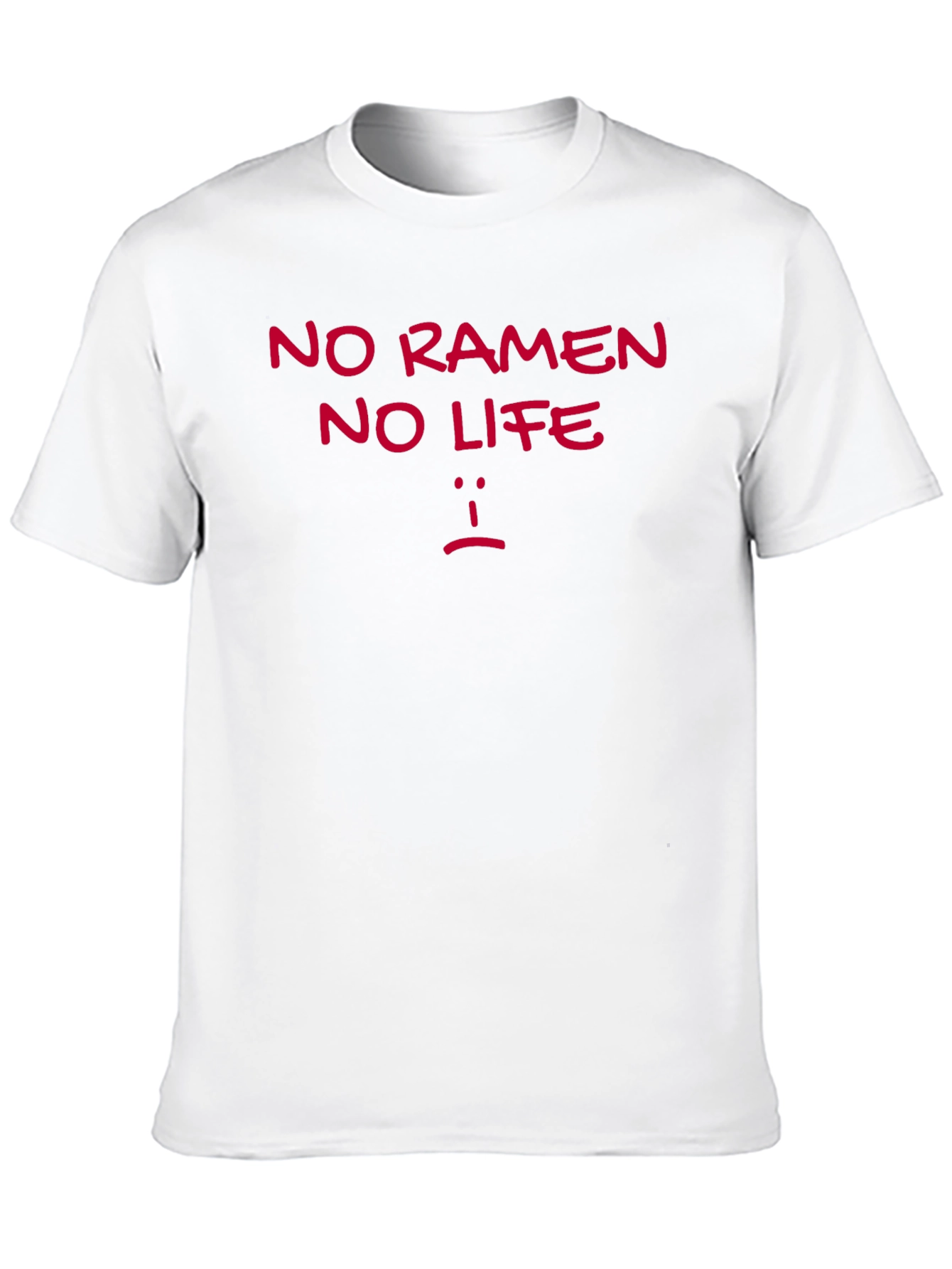 No Ramen No Life Graphic T-Shirt - Casual Style