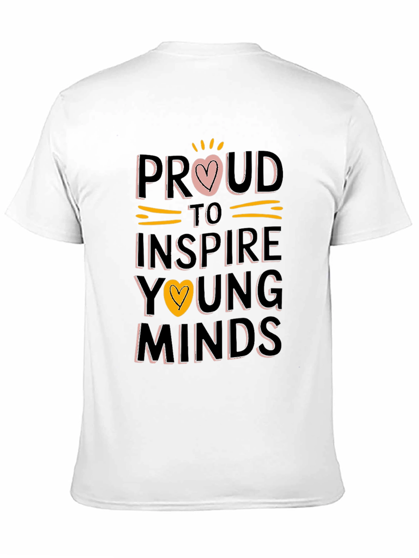 Proud Teacher T-Shirt Inspire Young Minds