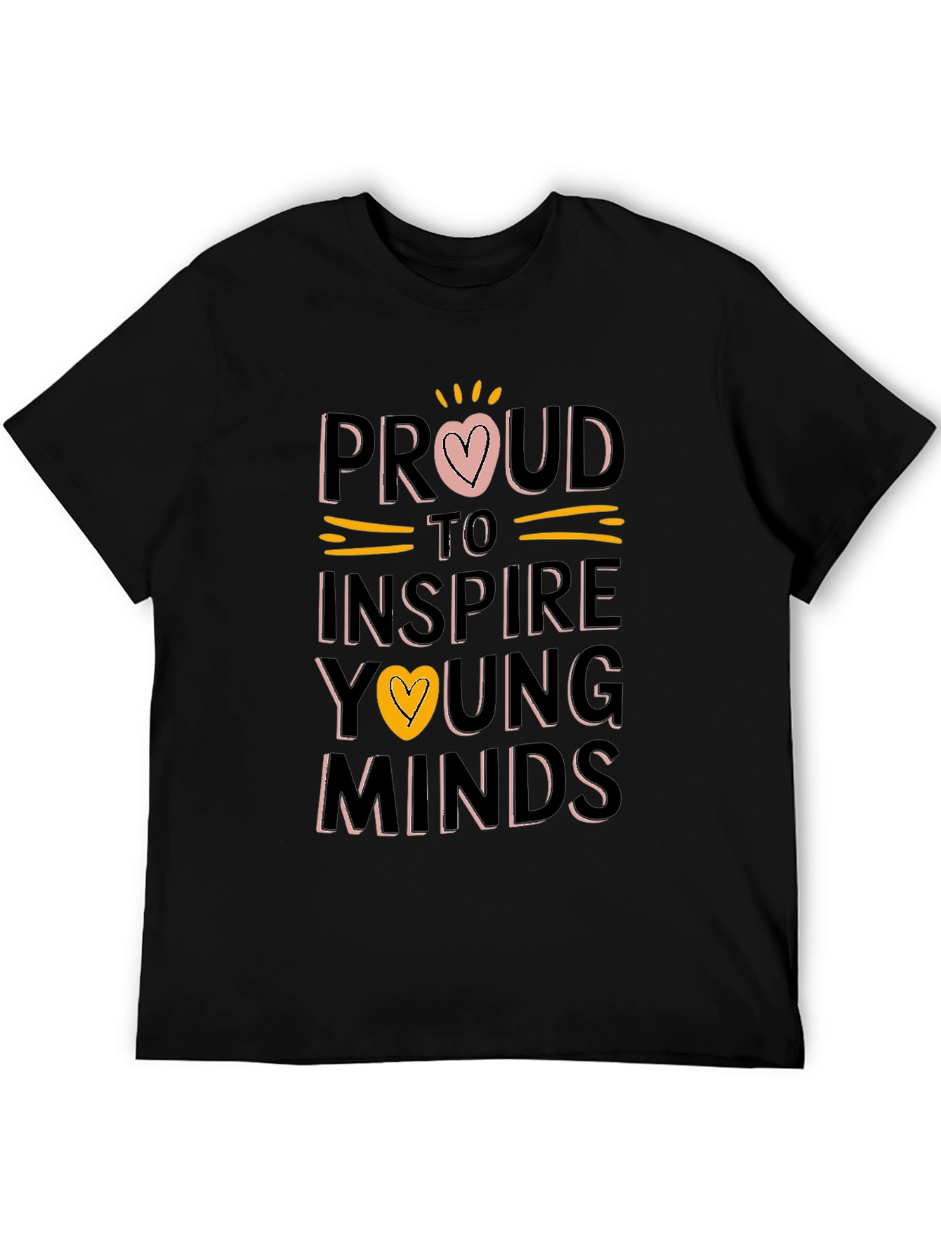 Proud Teacher T-Shirt Inspire Young Minds