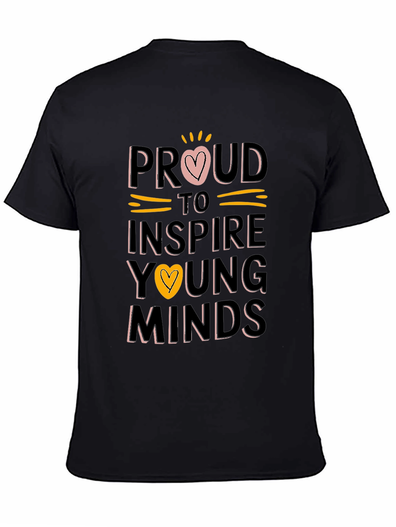 Proud Teacher T-Shirt Inspire Young Minds