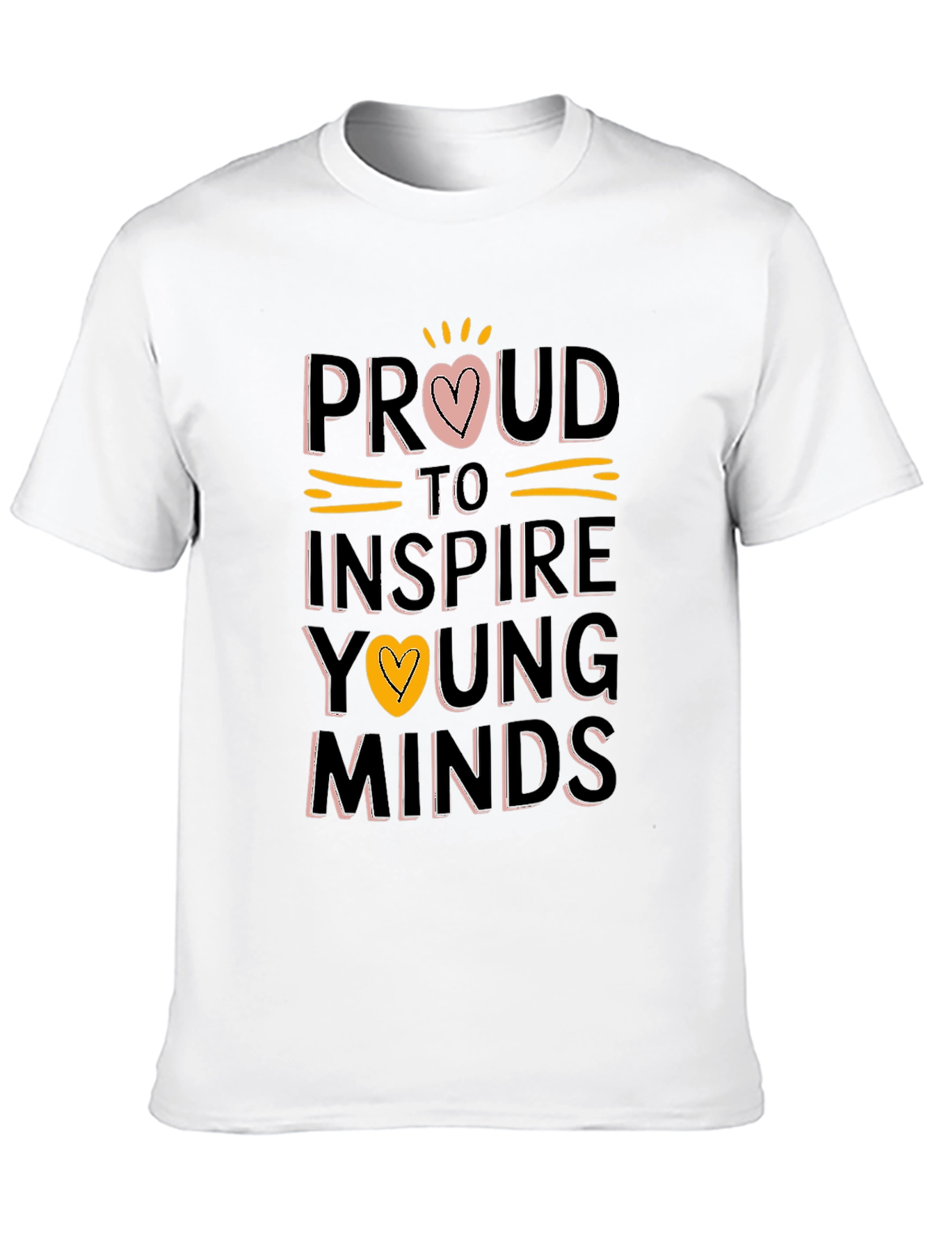 Proud Teacher T-Shirt Inspire Young Minds
