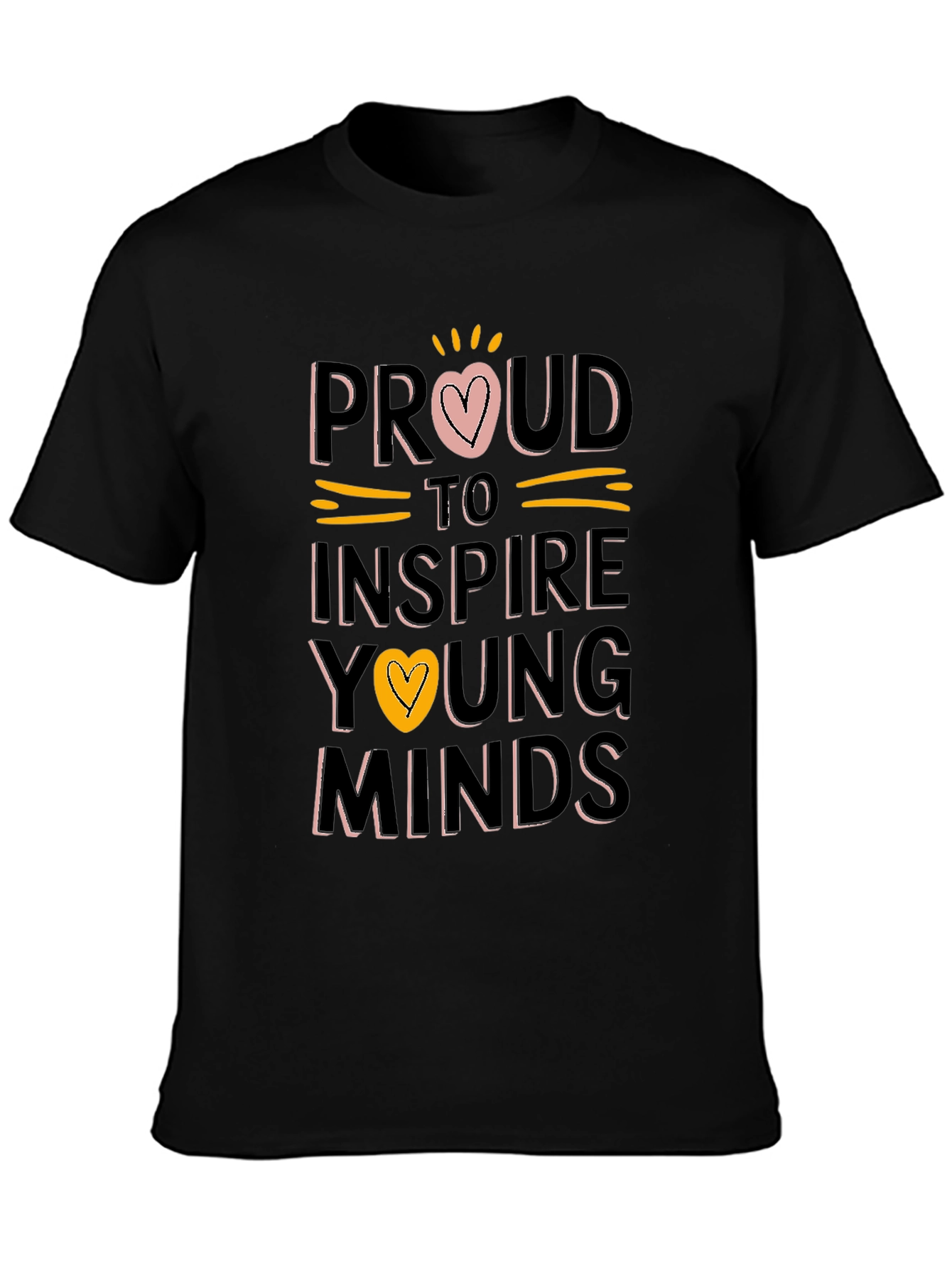 Proud Teacher T-Shirt Inspire Young Minds