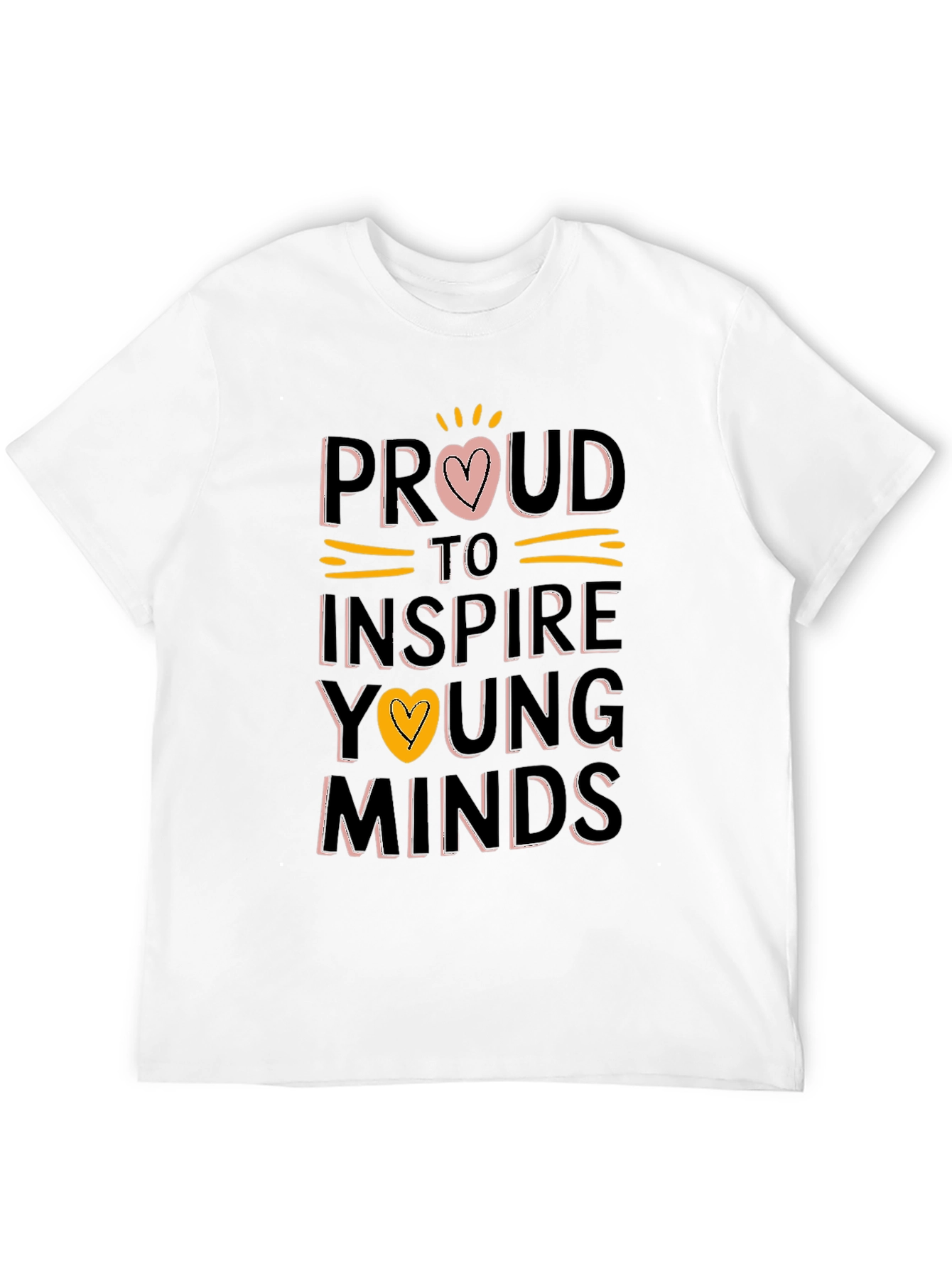 Proud Teacher T-Shirt Inspire Young Minds