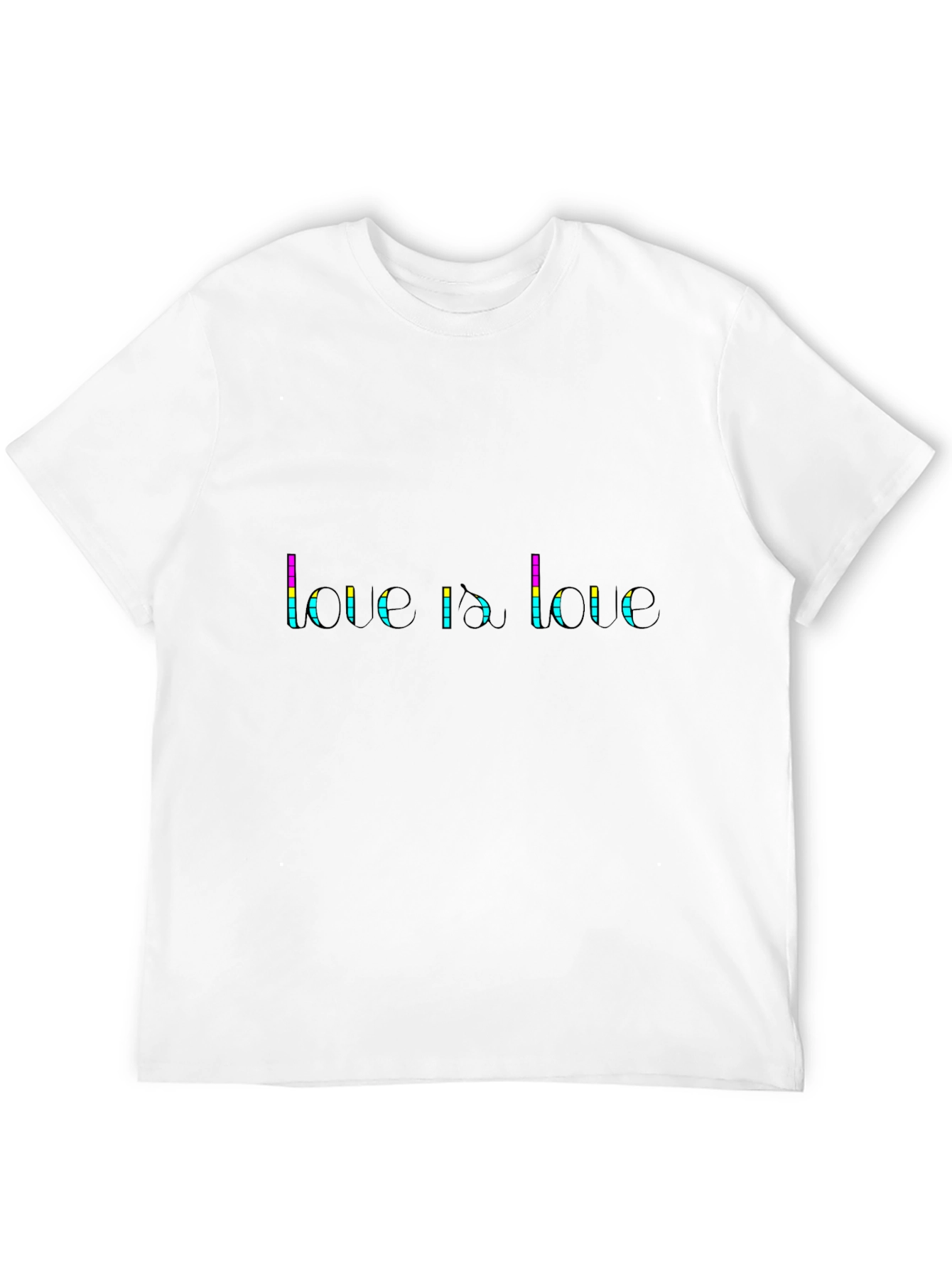 Love Is Love Graphic Tee - Black Pride T-Shirt