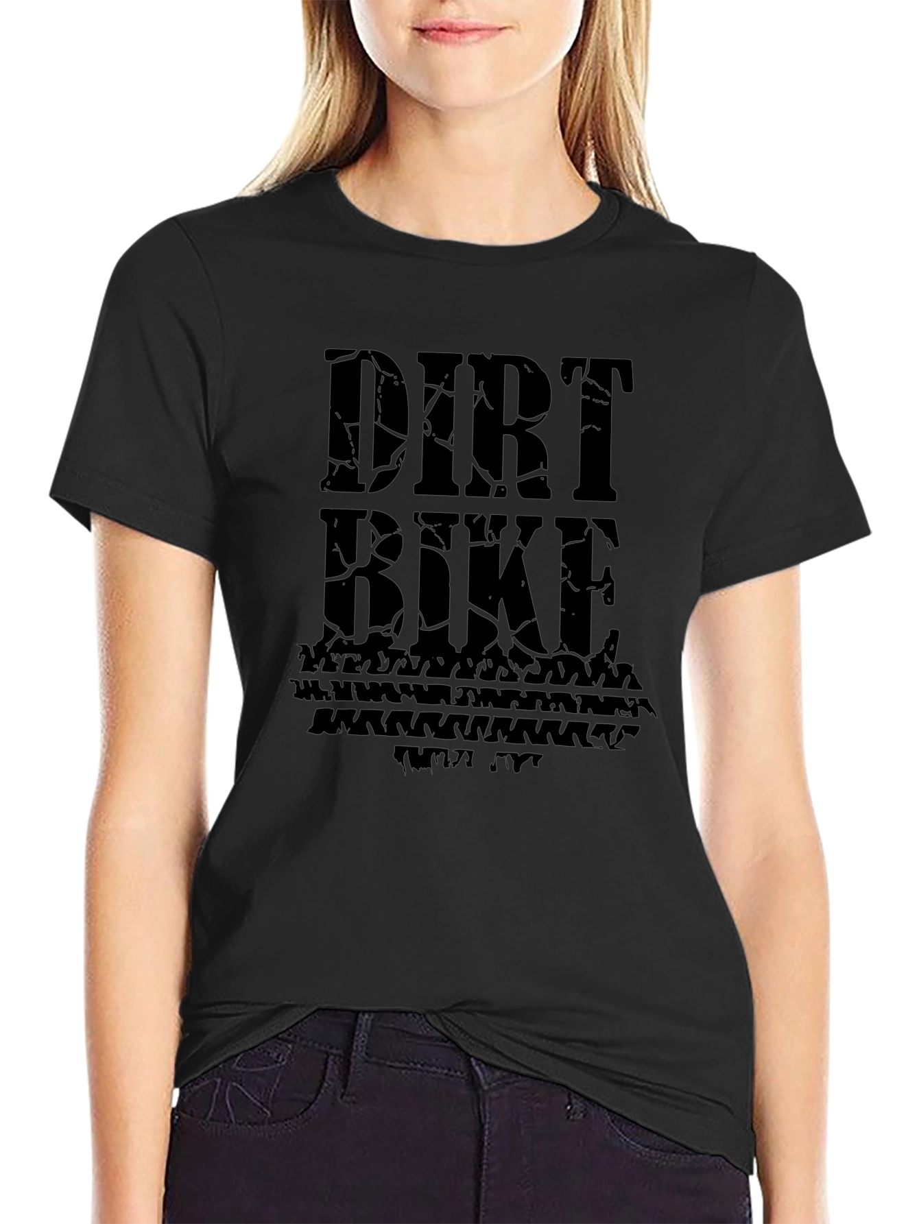 Dirt Bike Graphic Tee - Black T-Shirt