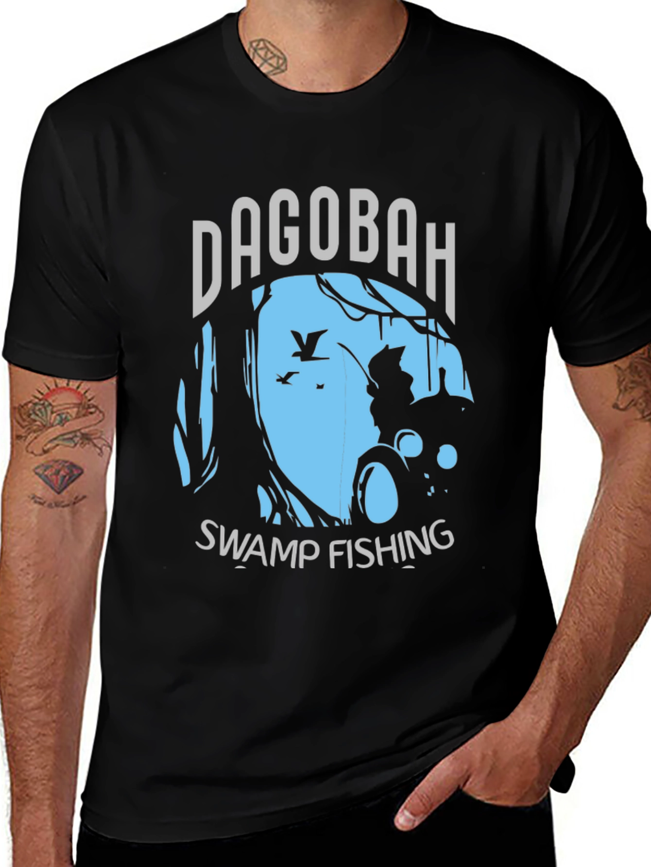 Dagobah Swamp Fishing Graphic Tee