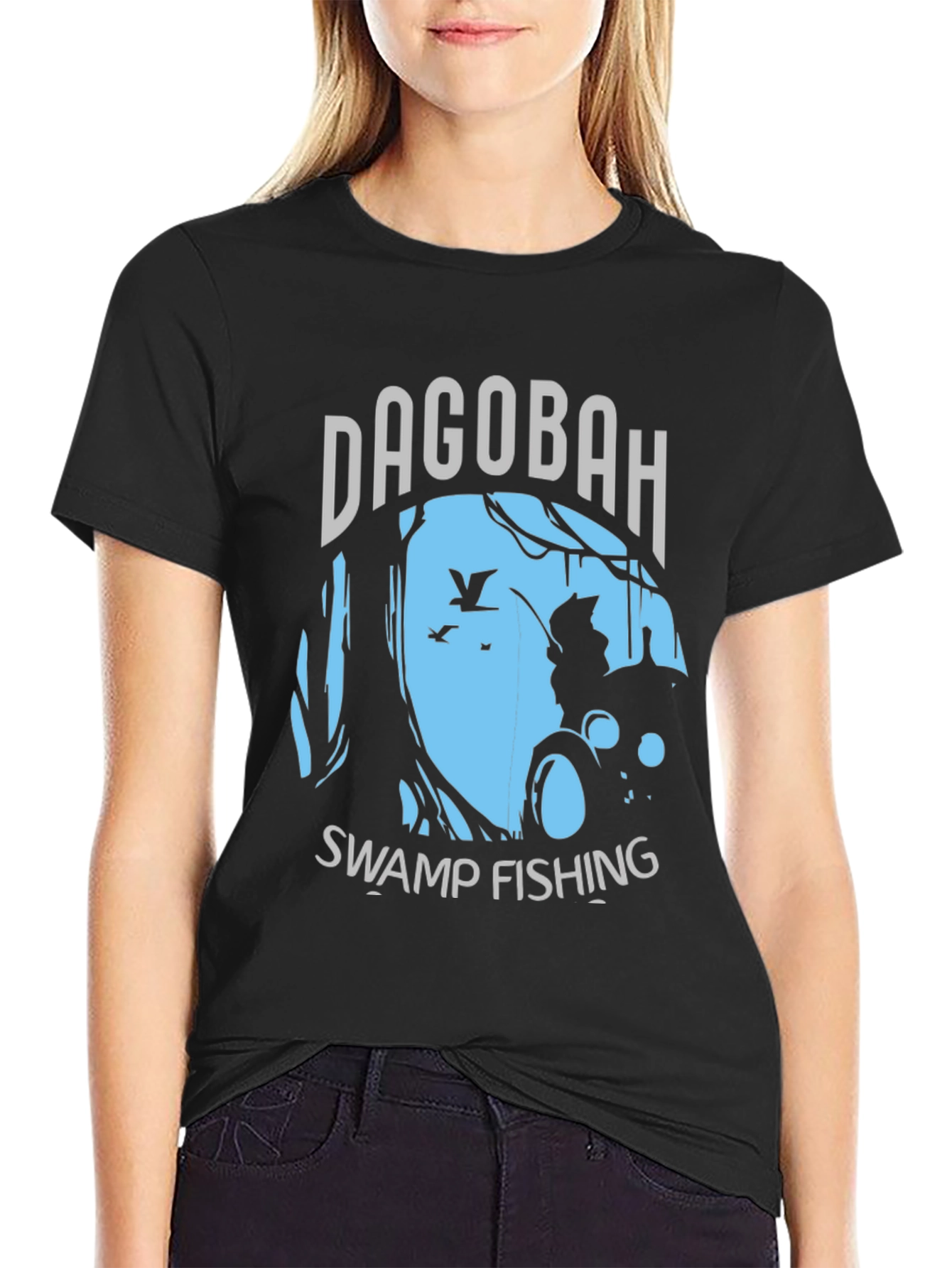 Dagobah Swamp Fishing Graphic Tee