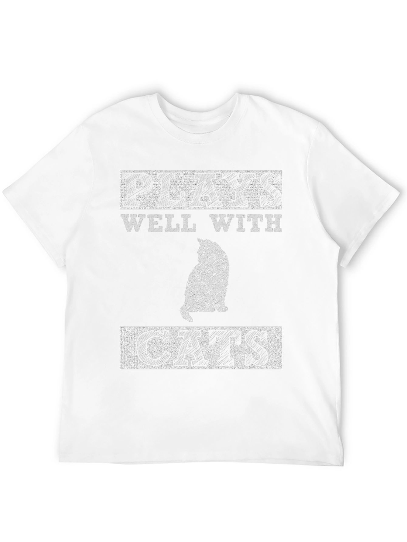 Plays Well with Cats T-Shirt