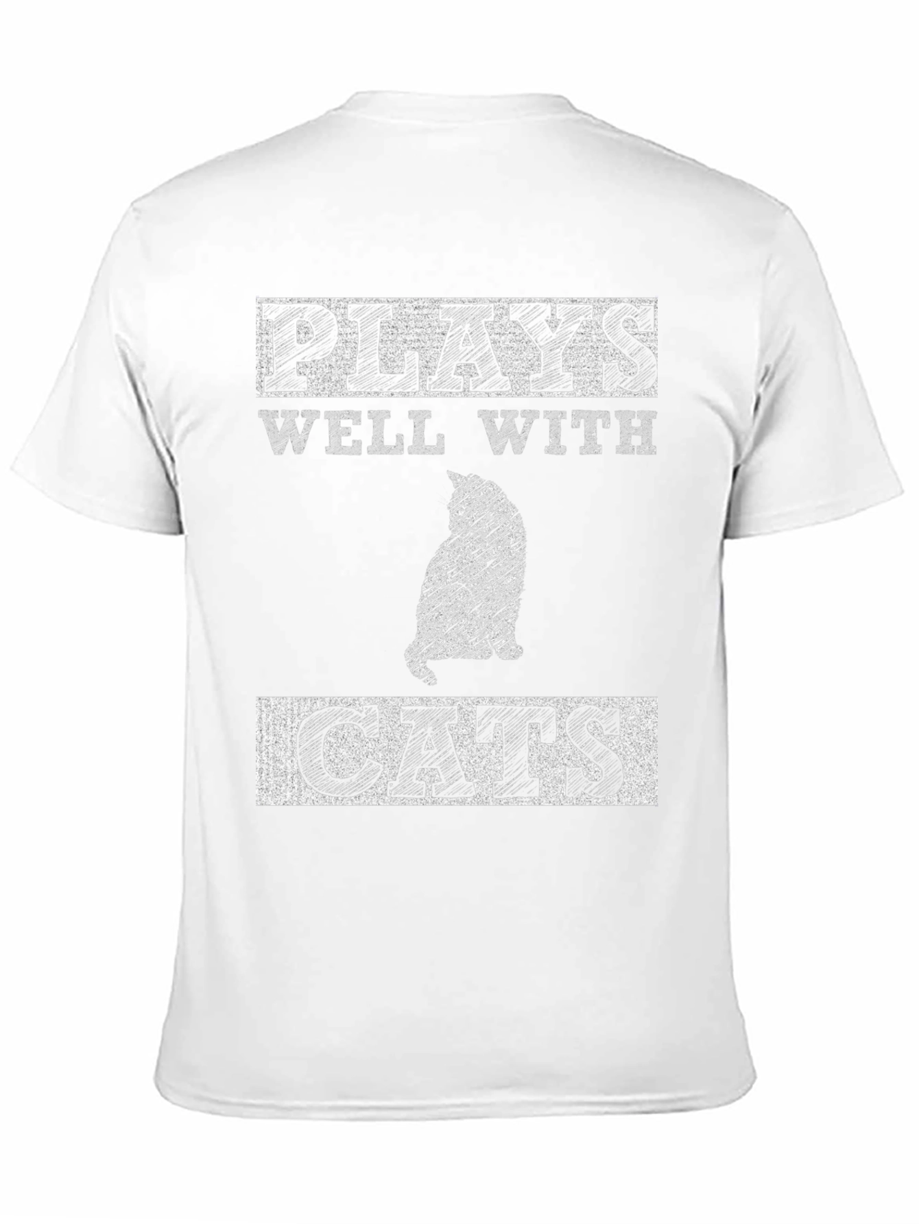 Plays Well with Cats T-Shirt