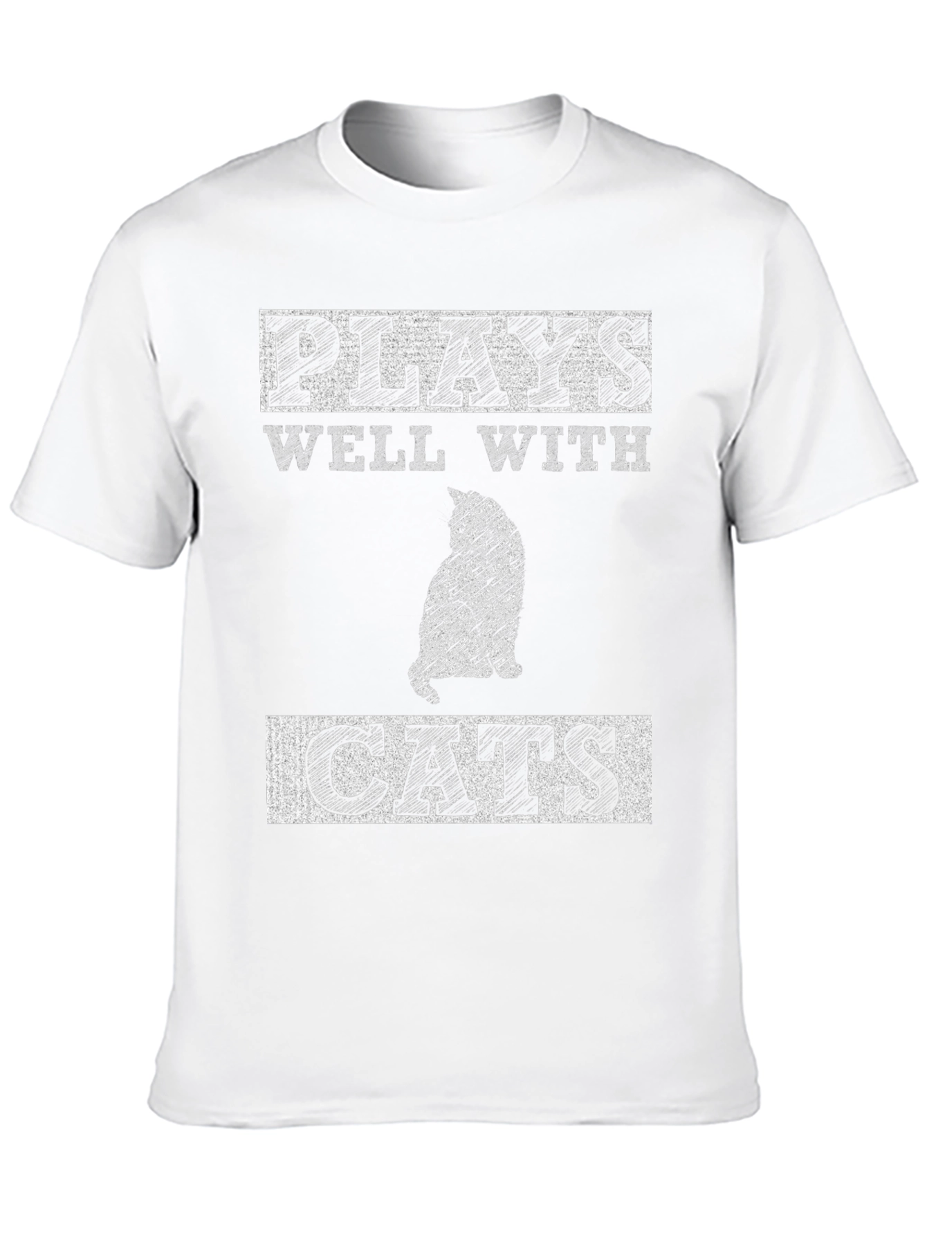 Plays Well with Cats T-Shirt