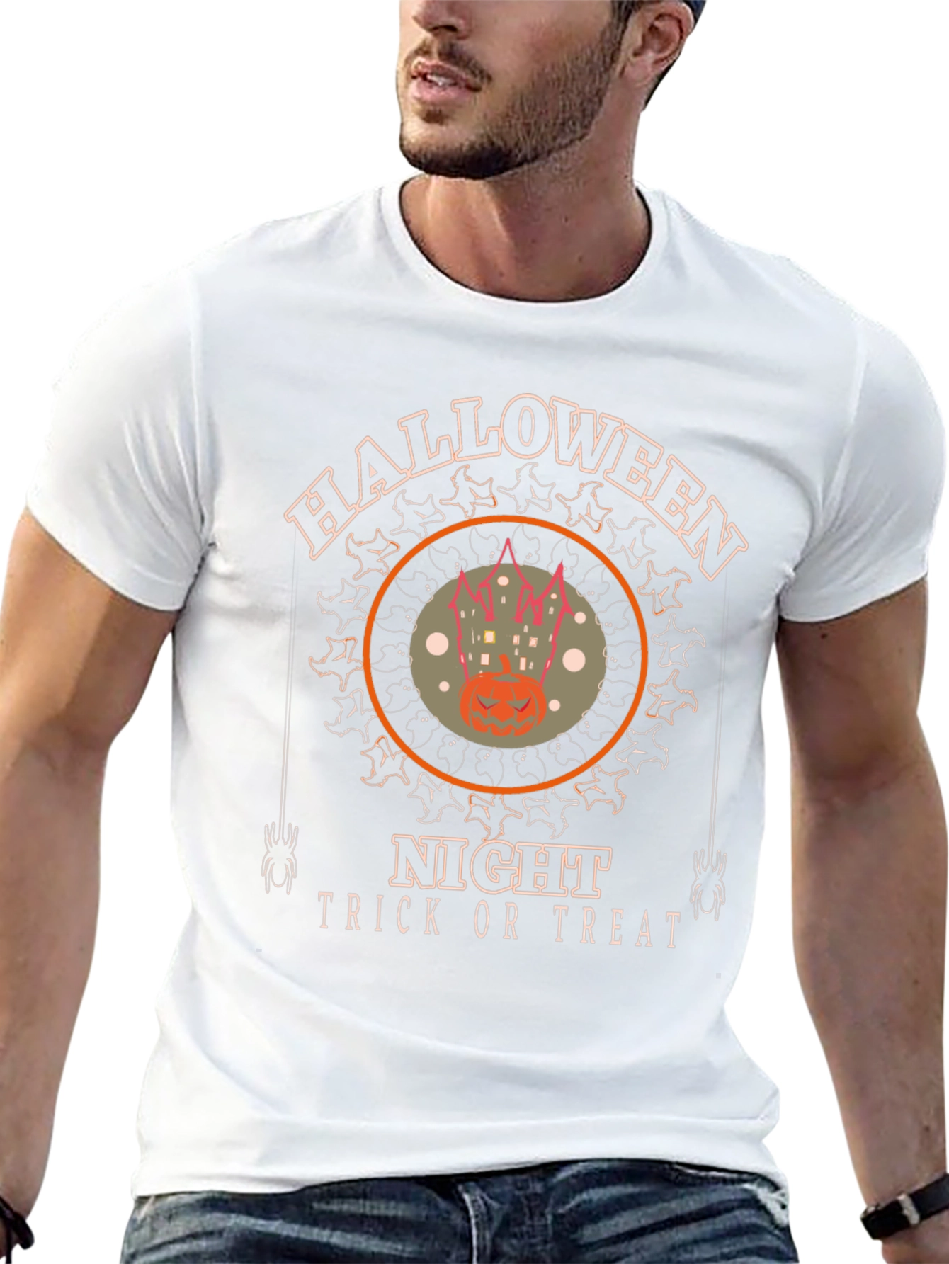 Halloween Night Trick or Treat Graphic Tee
