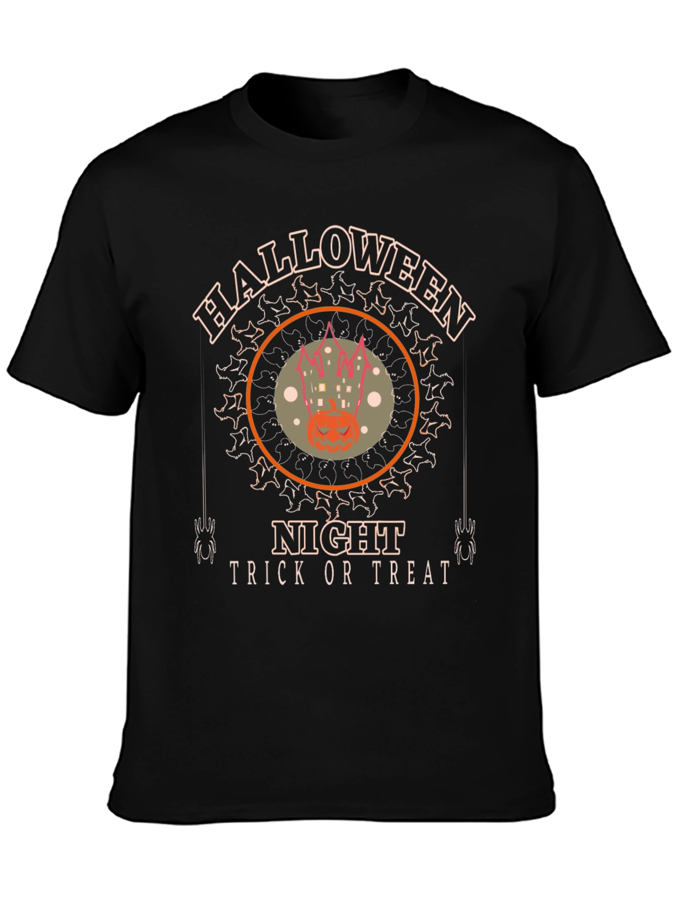 Halloween Night Trick or Treat Graphic Tee