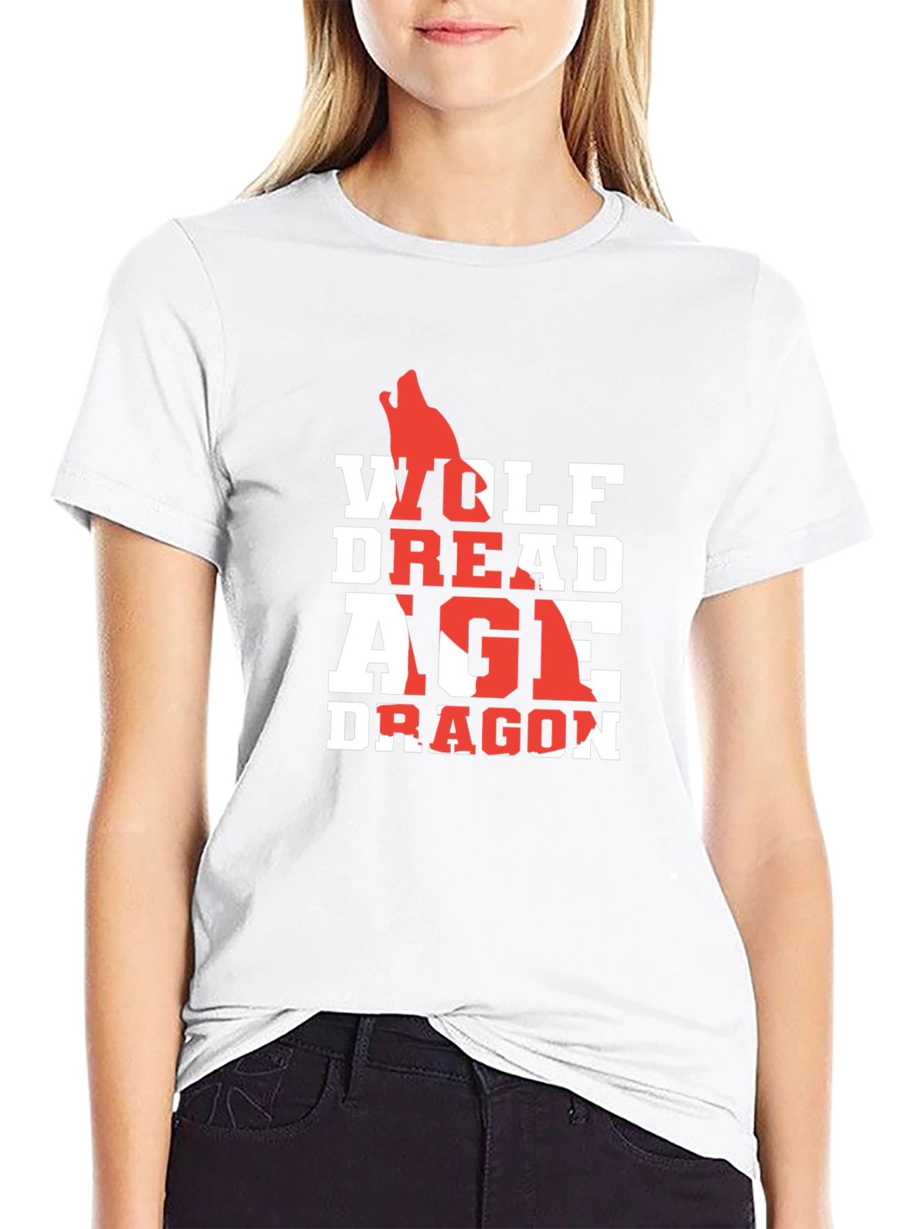 Dragon Age T-Shirt - Wolf Dread Age Dragon Design
