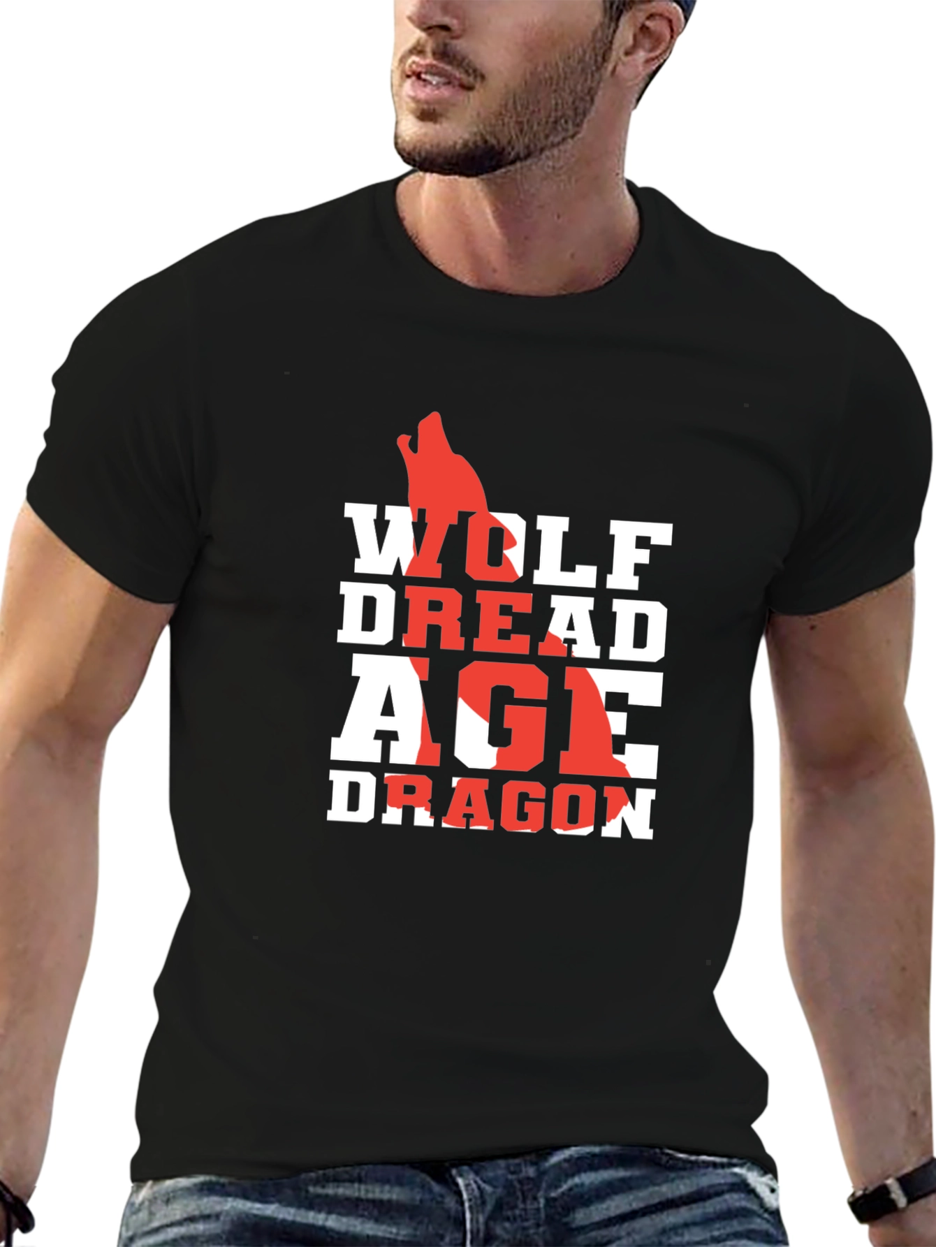 Dragon Age T-Shirt - Wolf Dread Age Dragon Design