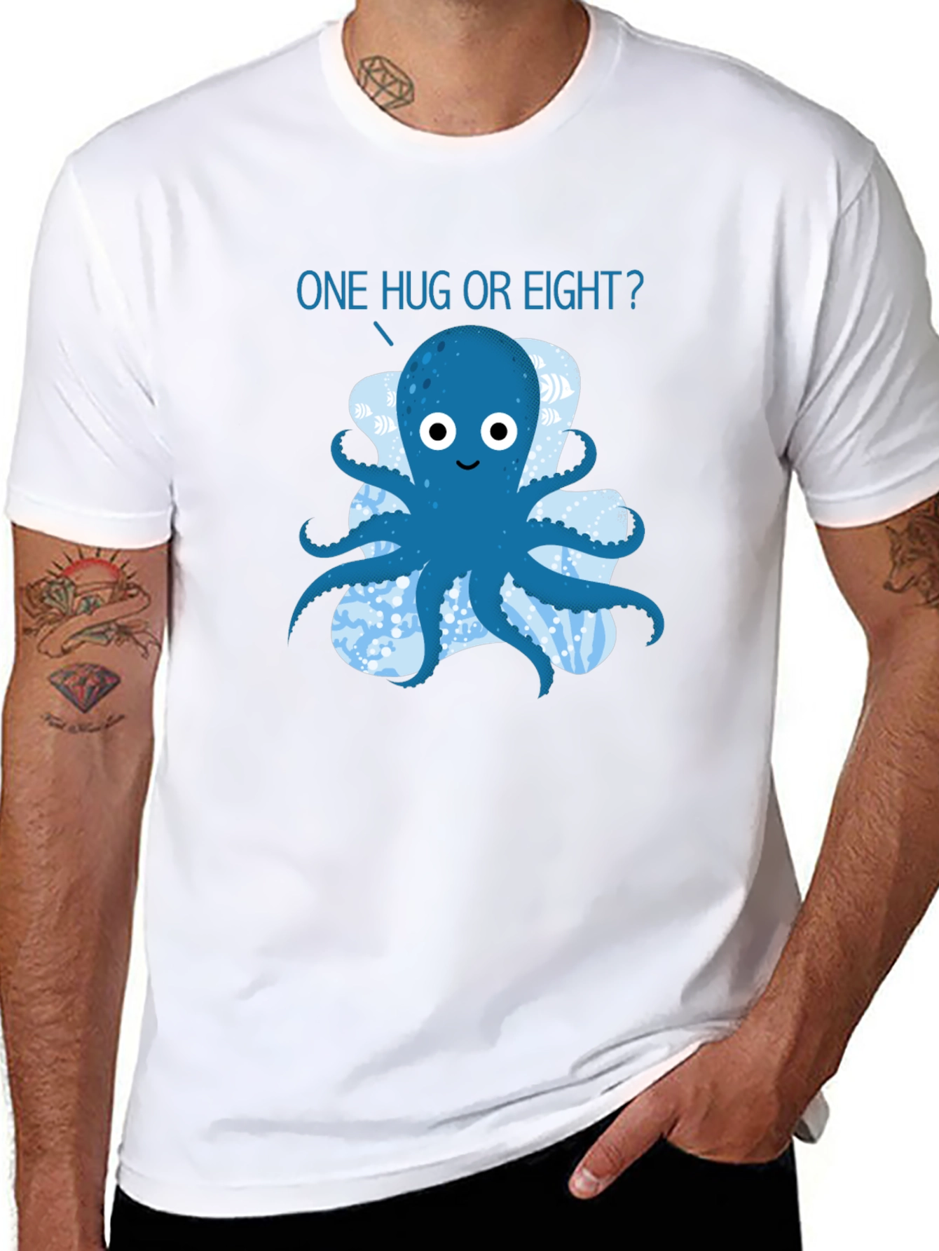 Octopus Hugs T-Shirt - One Hug or Eight?