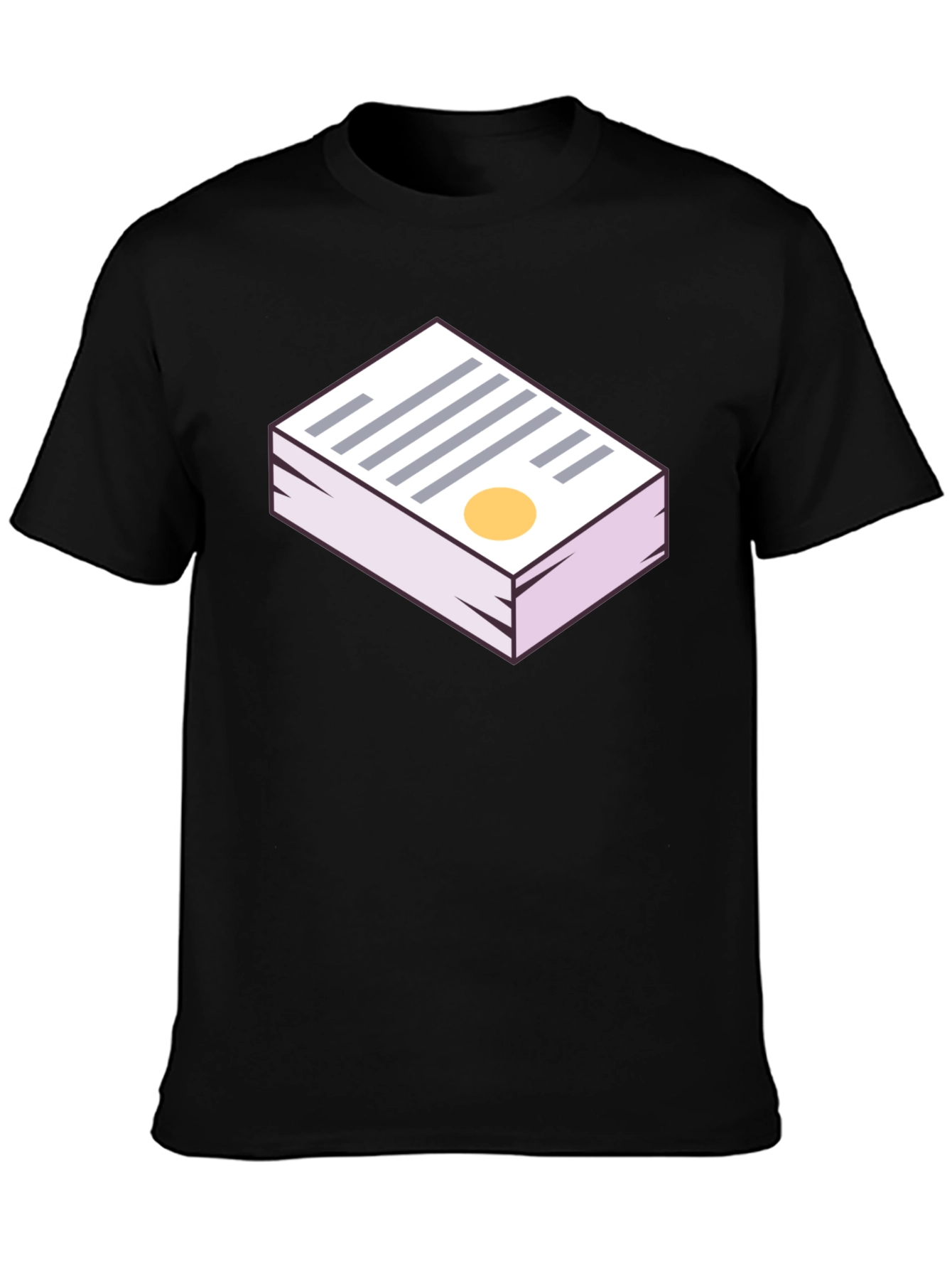 Statement Graphic Tee - Black Casual Shirt