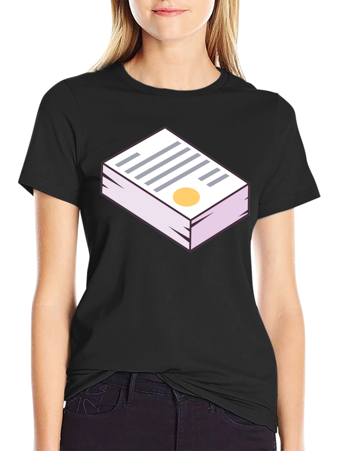 Statement Graphic Tee - Black Casual Shirt