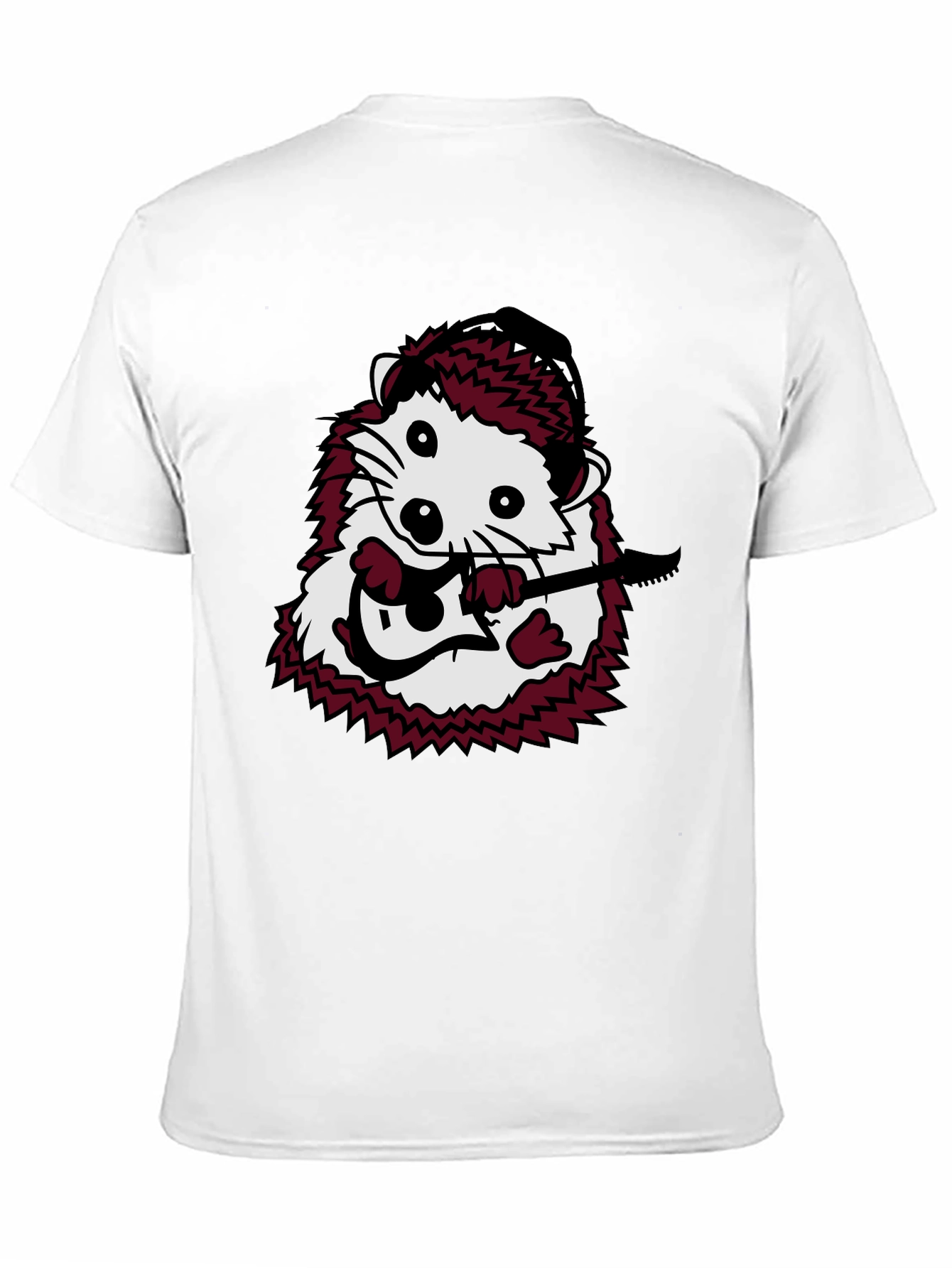 Hedgehog Guitarist Graphic T-Shirt