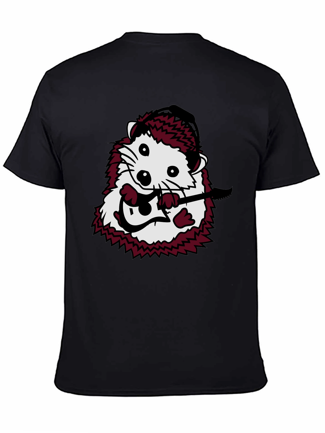 Hedgehog Guitarist Graphic T-Shirt