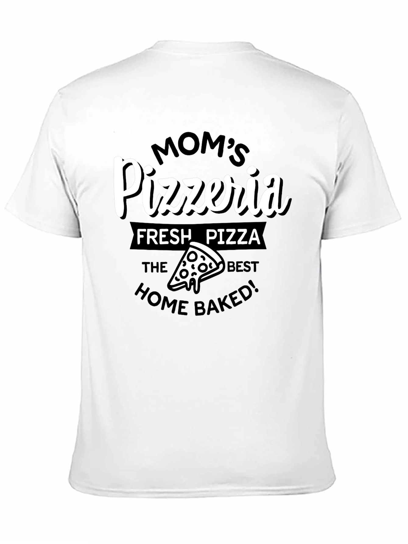 Moms Pizzeria Graphic T-Shirt - Fresh Pizza Tee