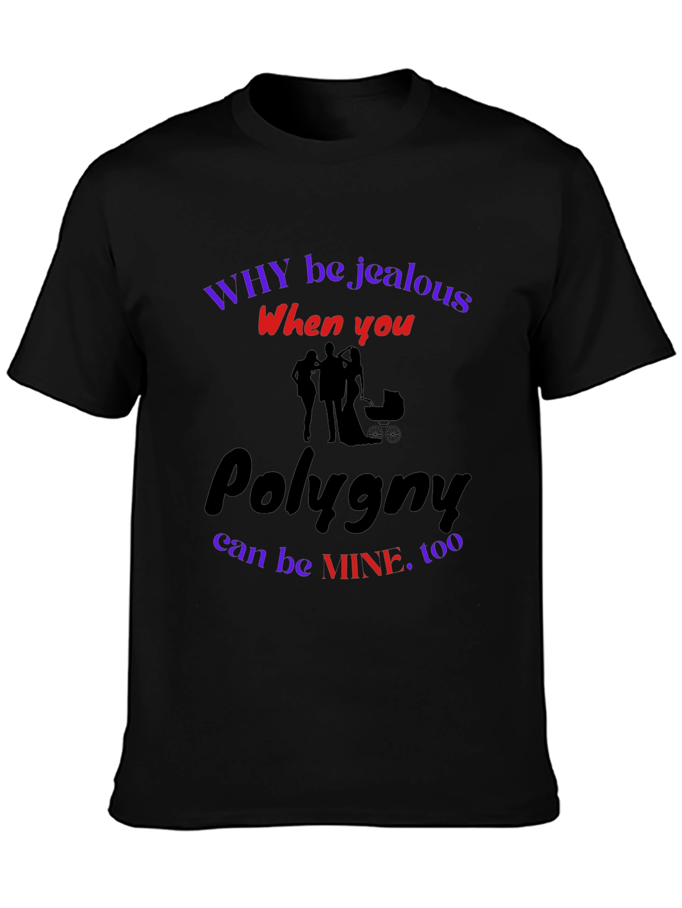 Polygyny T-Shirt: Why Be Jealous?