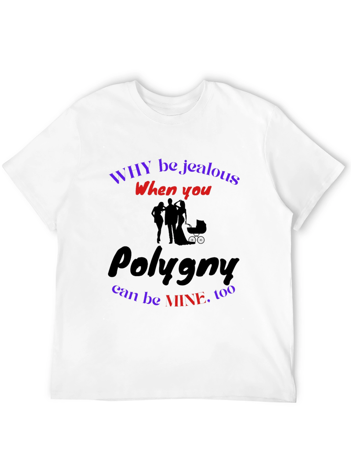 Polygyny T-Shirt: Why Be Jealous?