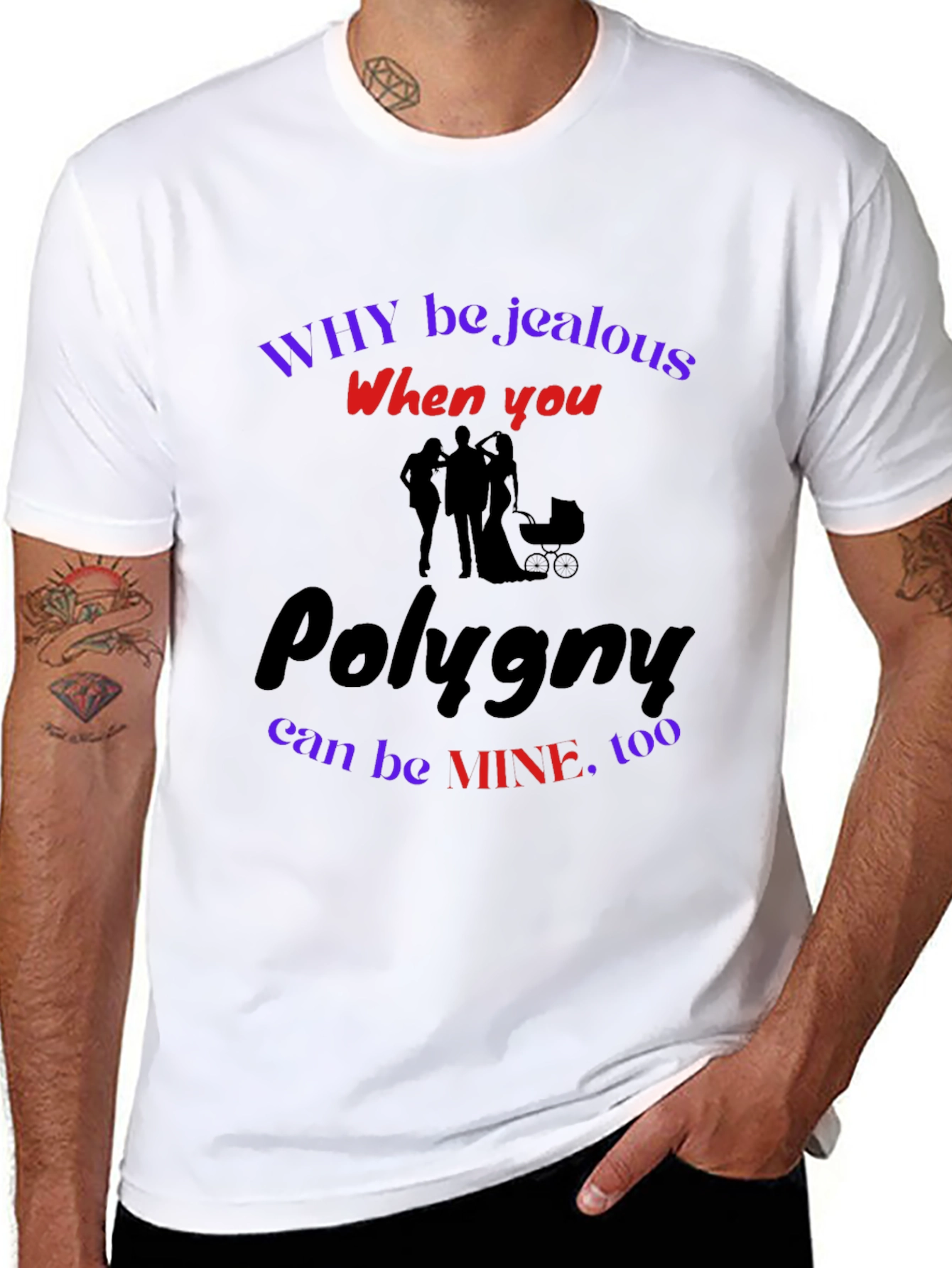 Polygyny T-Shirt: Why Be Jealous?
