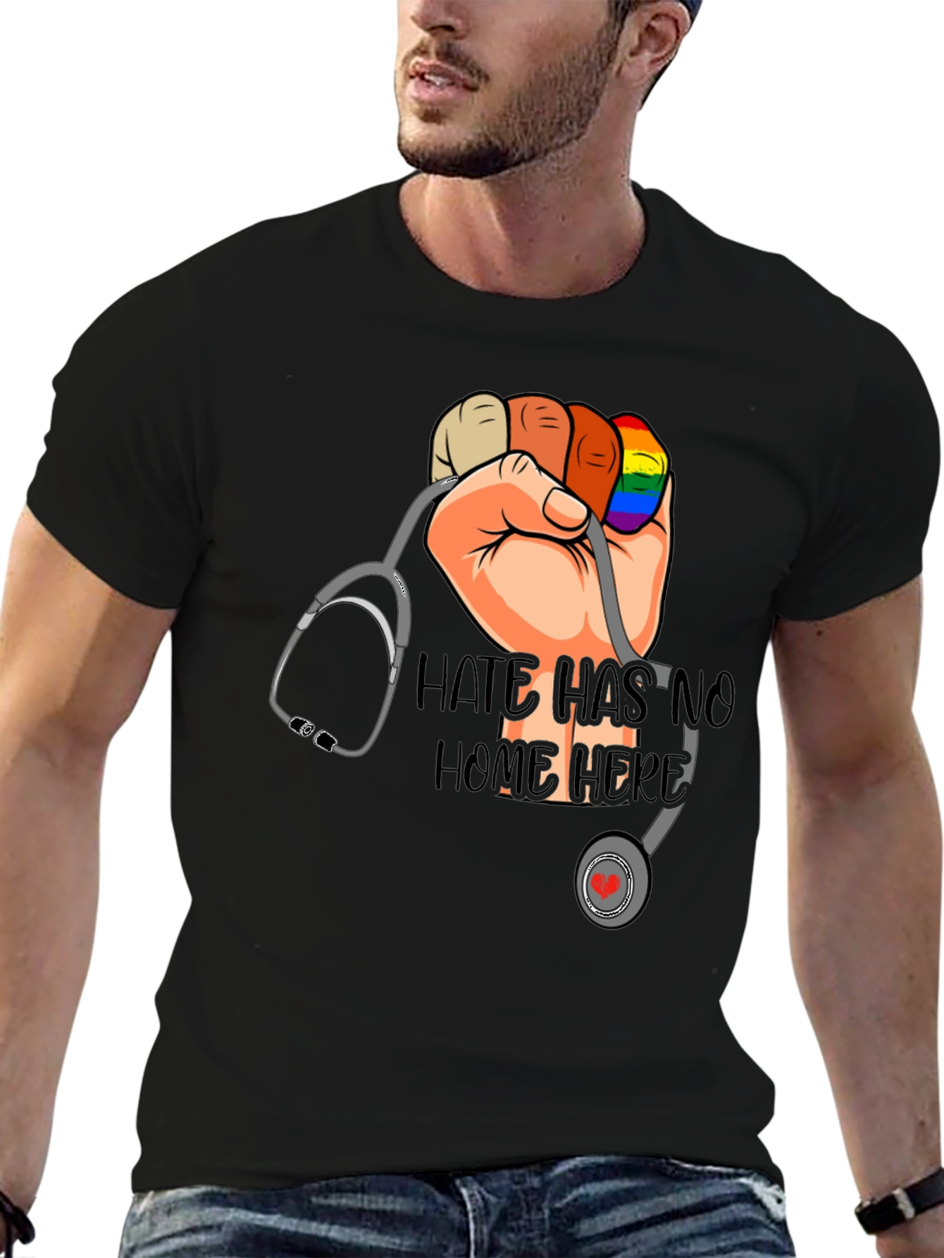 Hate Has No Home Here Pride T-Shirt
