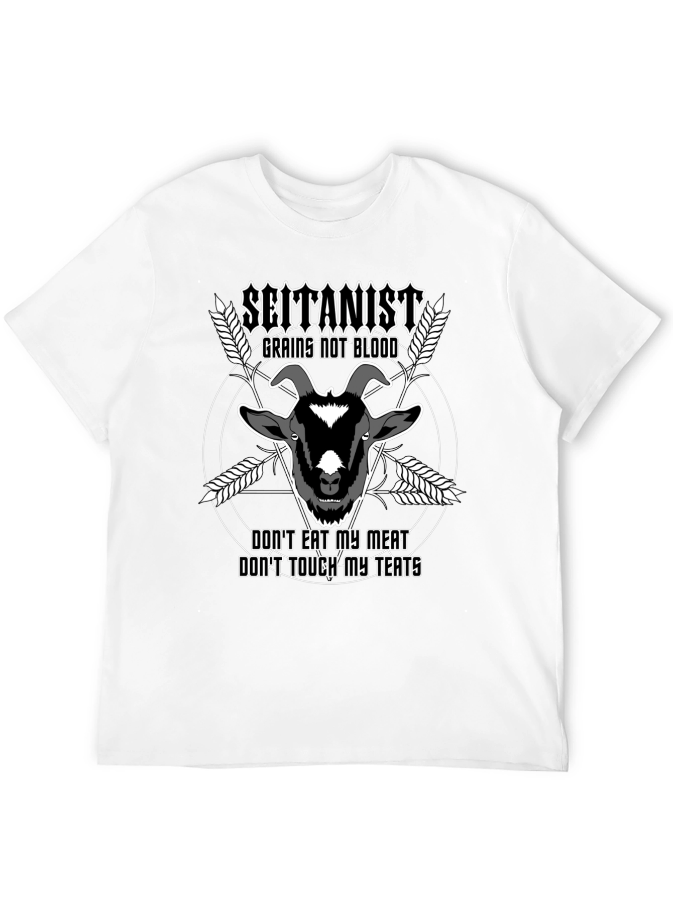 Seitanist Goat Graphic Tee - Vegan Style