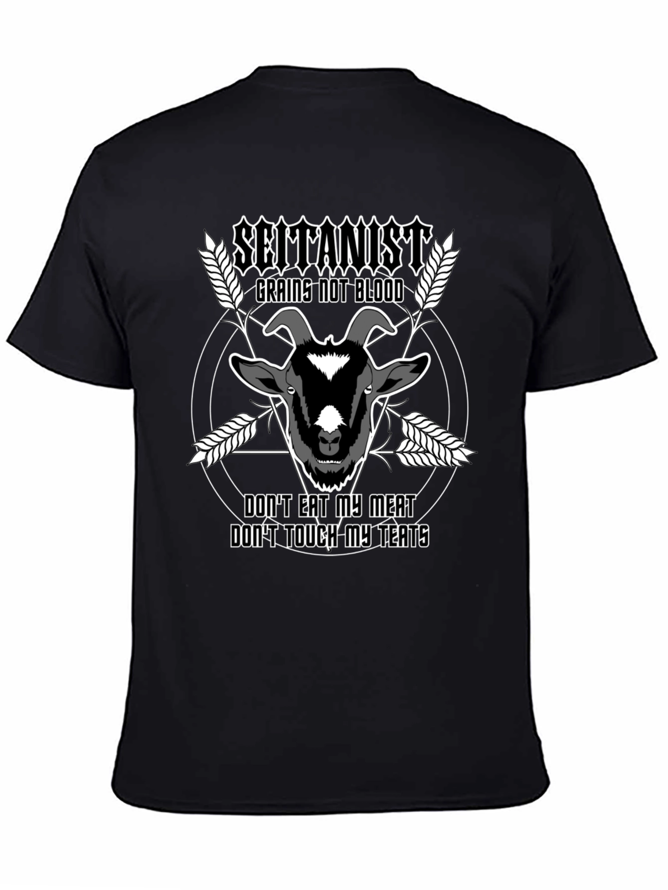 Seitanist Goat Graphic Tee - Vegan Style