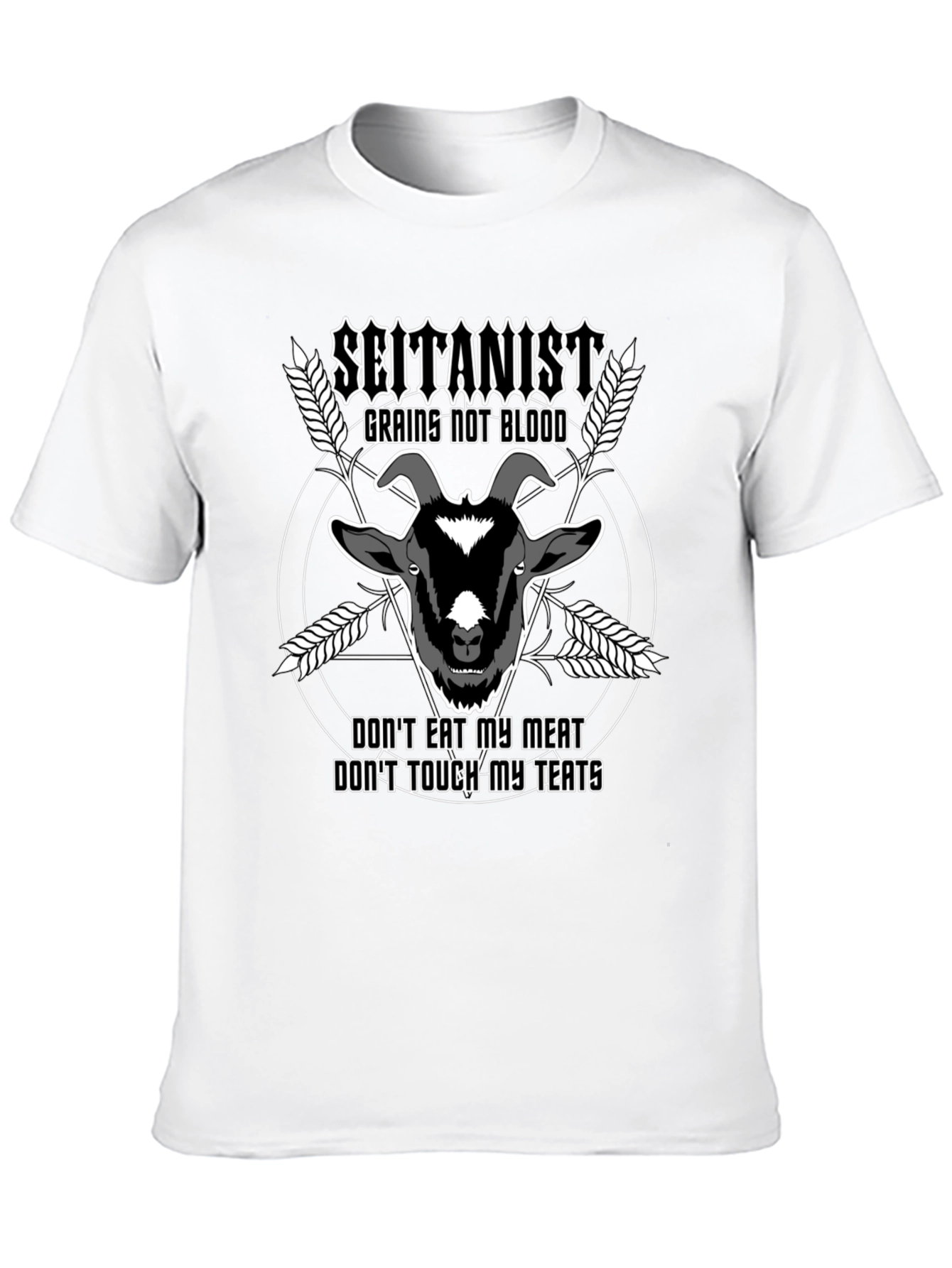 Seitanist Goat Graphic Tee - Vegan Style