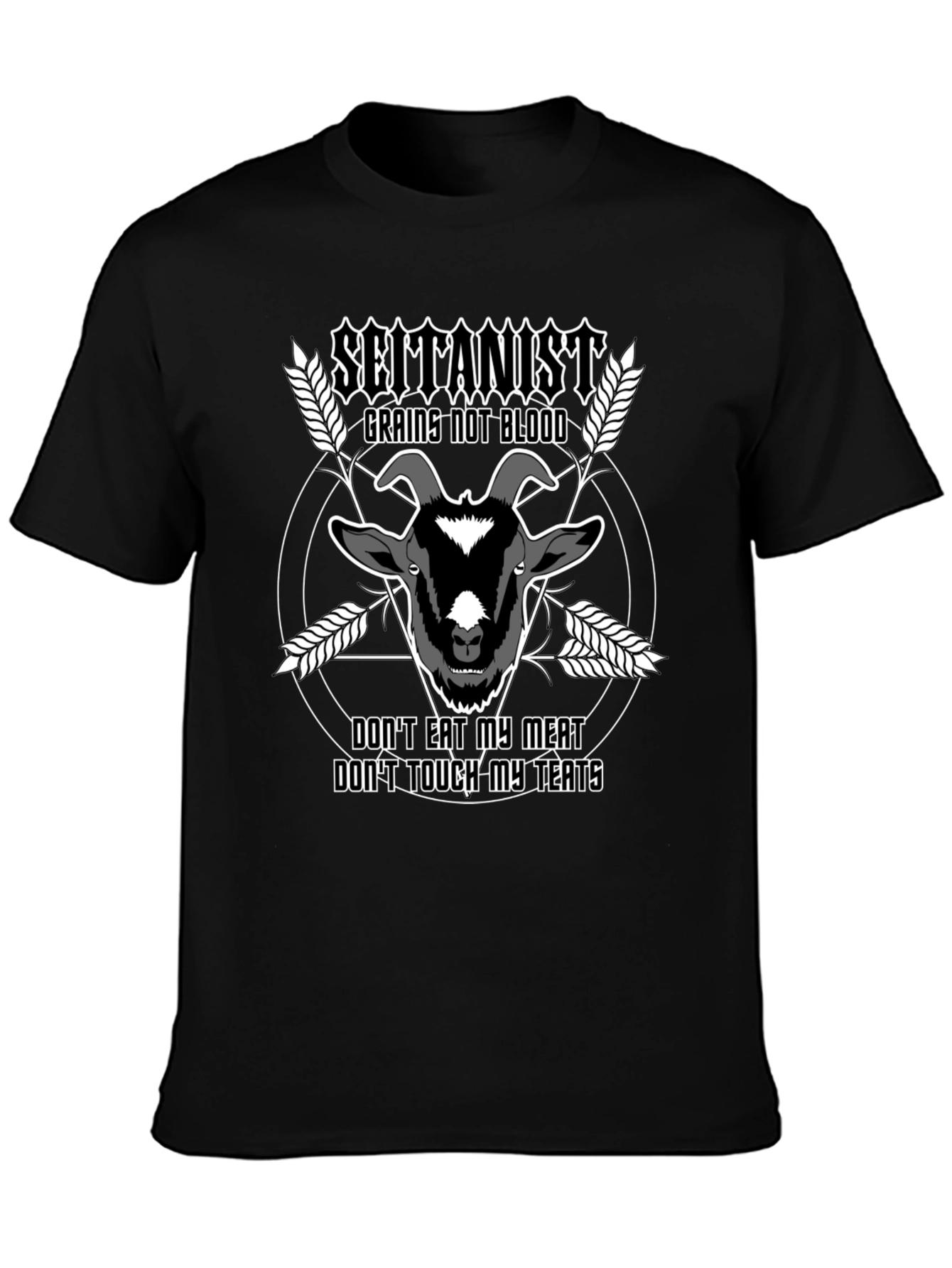 Seitanist Goat Graphic Tee - Vegan Style
