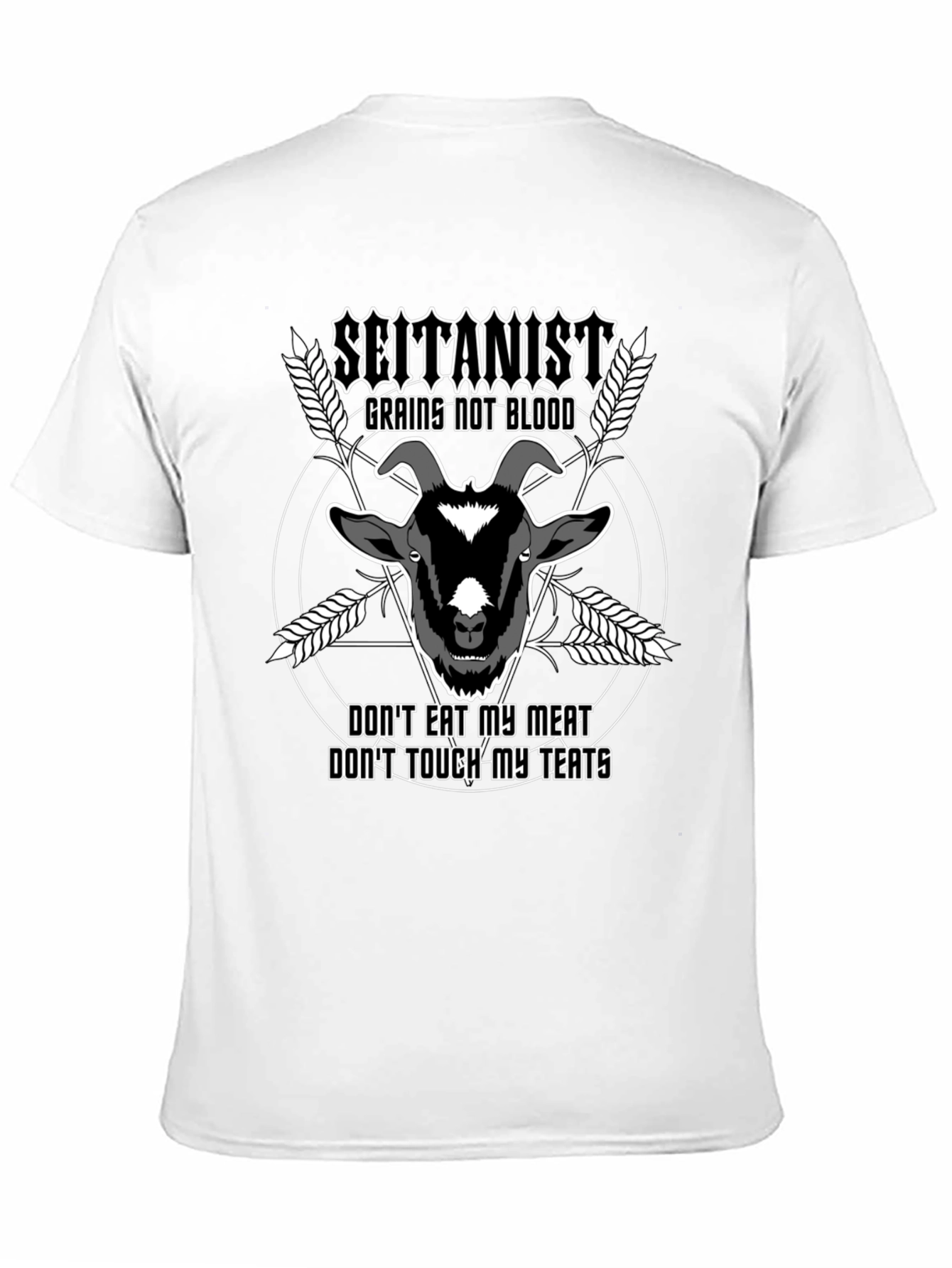 Seitanist Goat Graphic Tee - Vegan Style