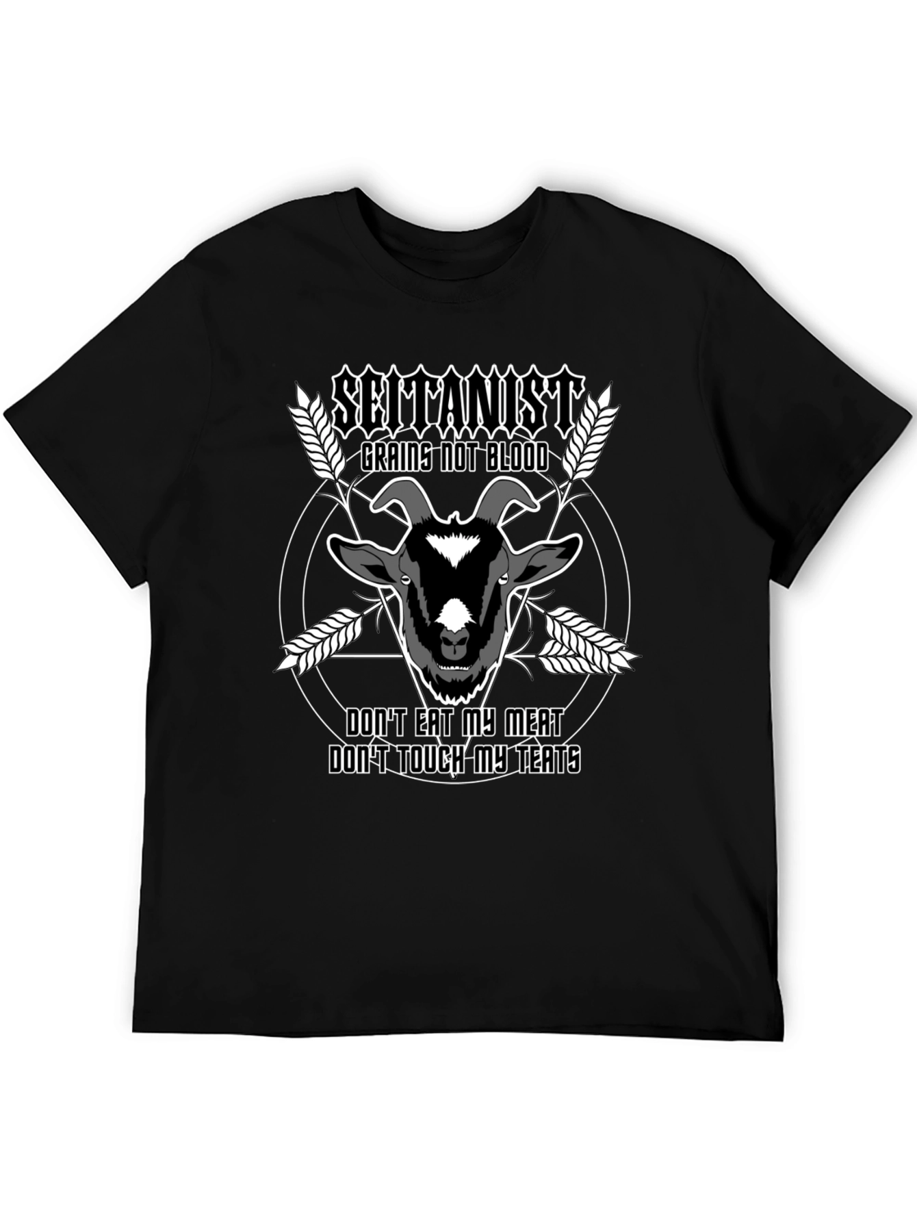 Seitanist Goat Graphic Tee - Vegan Style