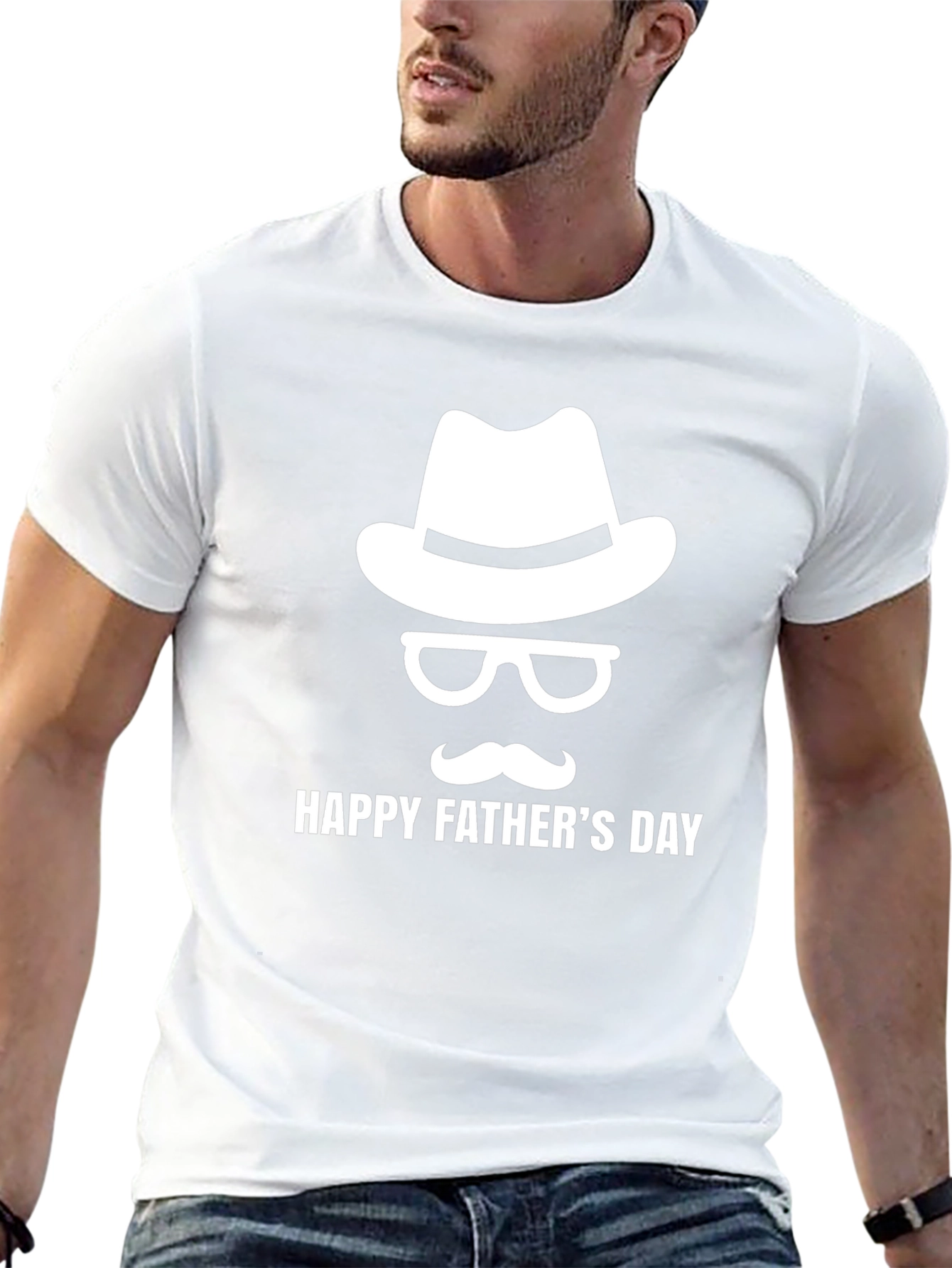 Happy Fathers Day T-Shirt - Novelty Dad Tee