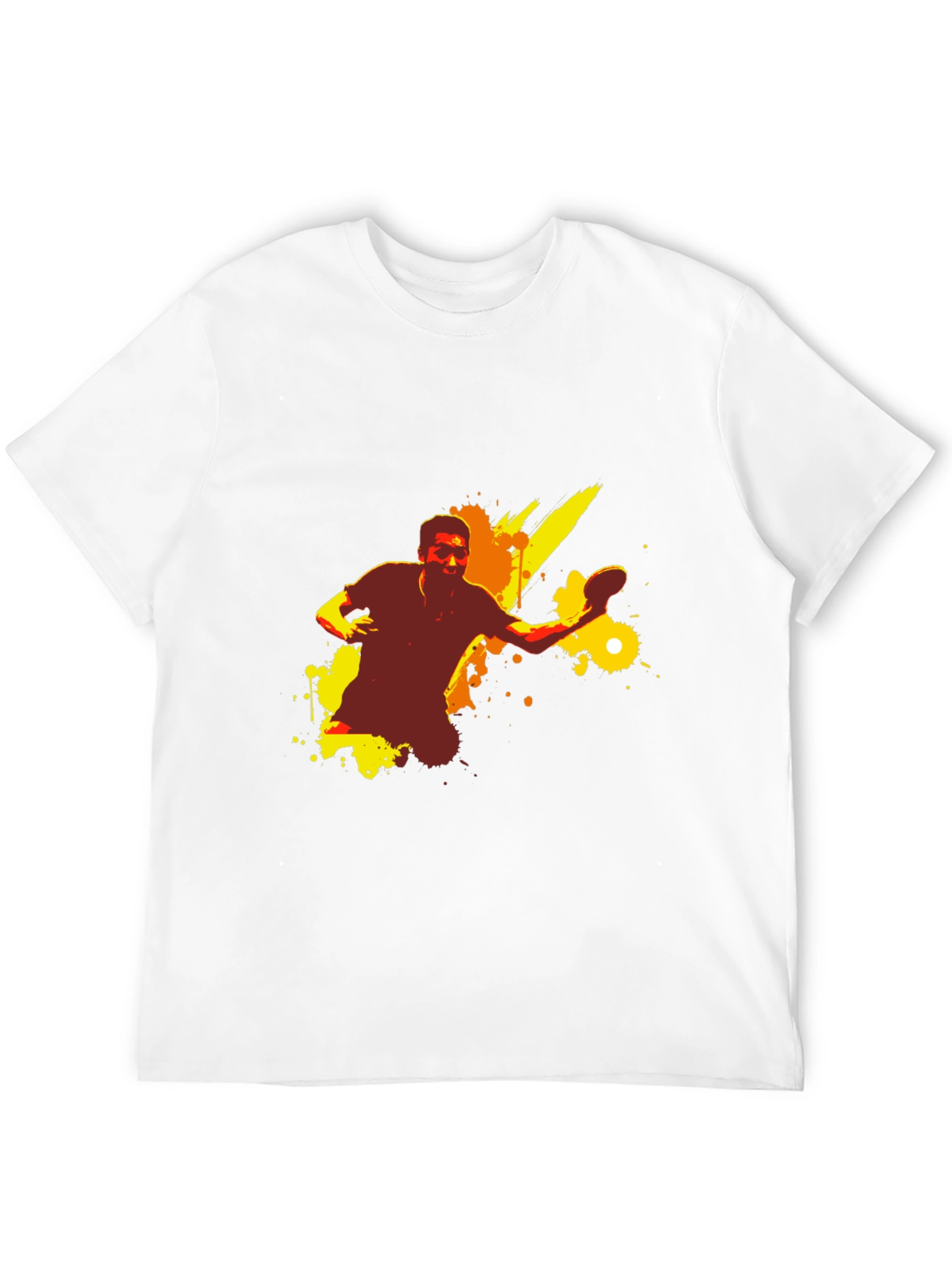 Cool Table Tennis Graphic T-Shirt